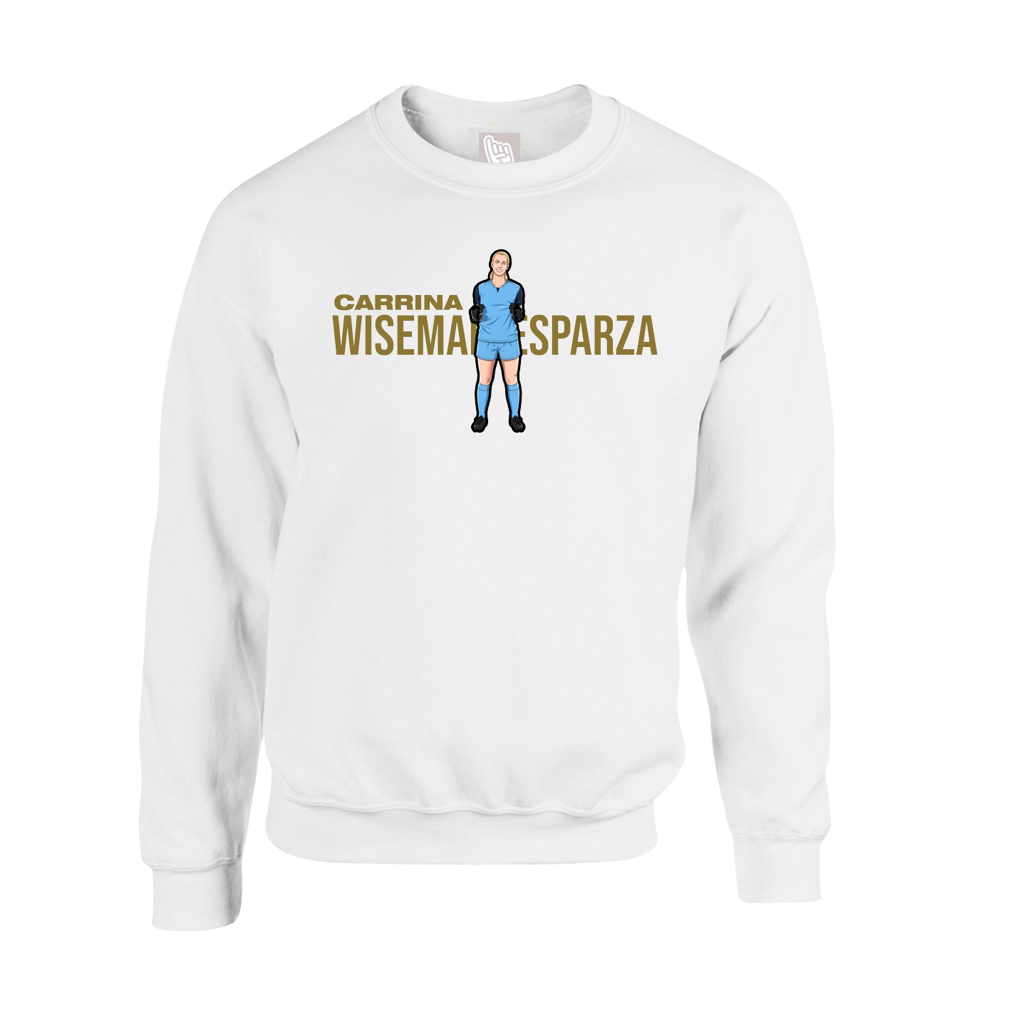 Fleece Crew — Player Name in White