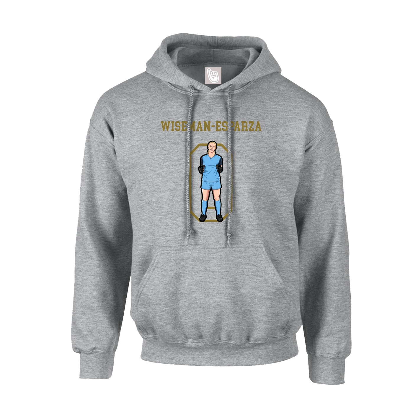 Hoodie — Shirsey in Grey