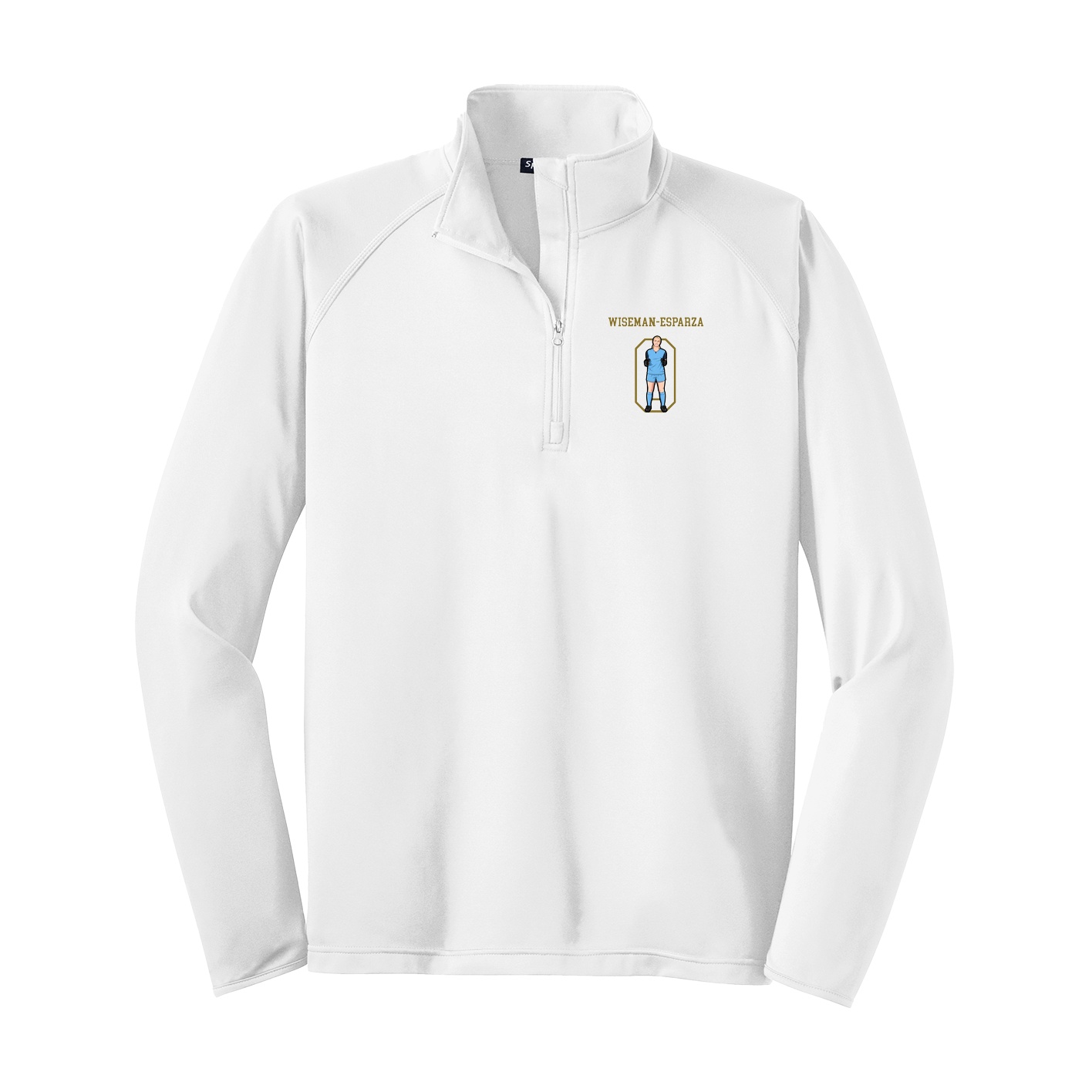 Q-Zip Pullover — Shirsey in White