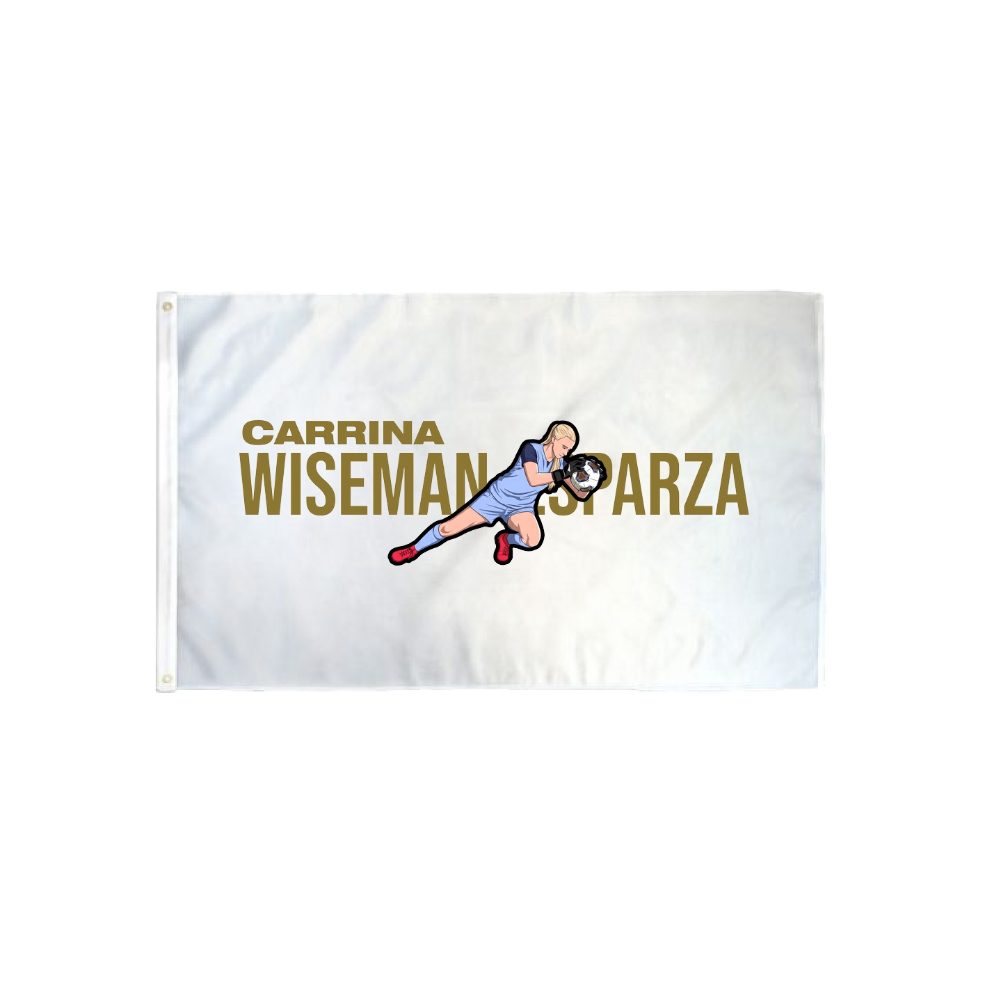 3x5 Flag — Player Name in Classic
