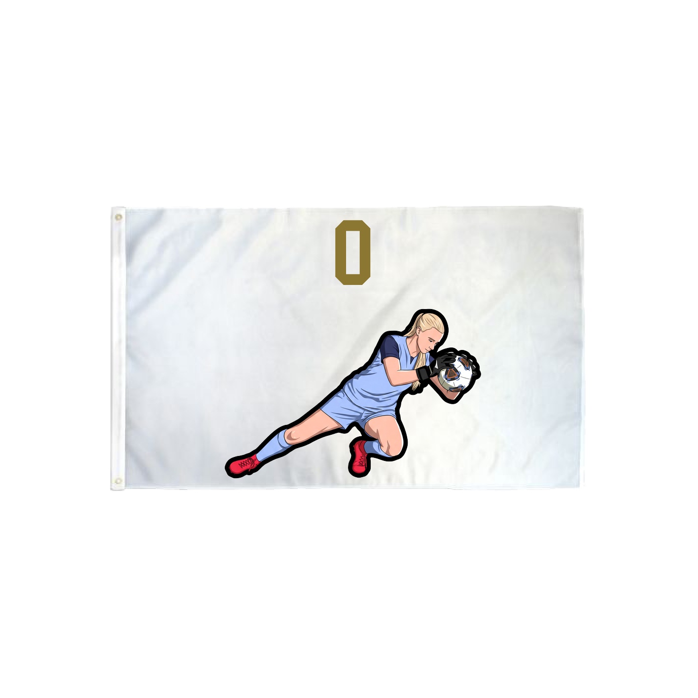 3x5 Flag — Number Top in Classic