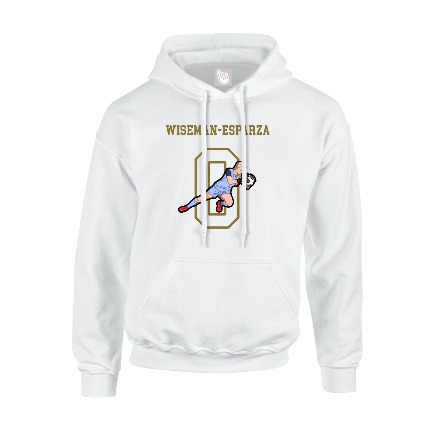 Hoodie — Shirsey in White