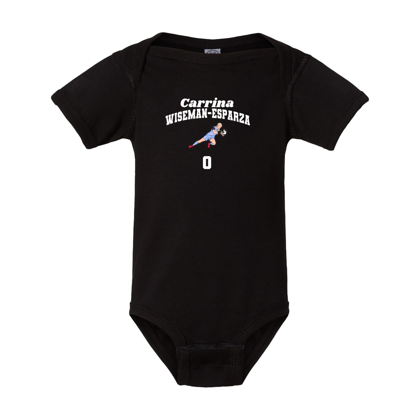 Baby Onesie — Signature Arch in Black