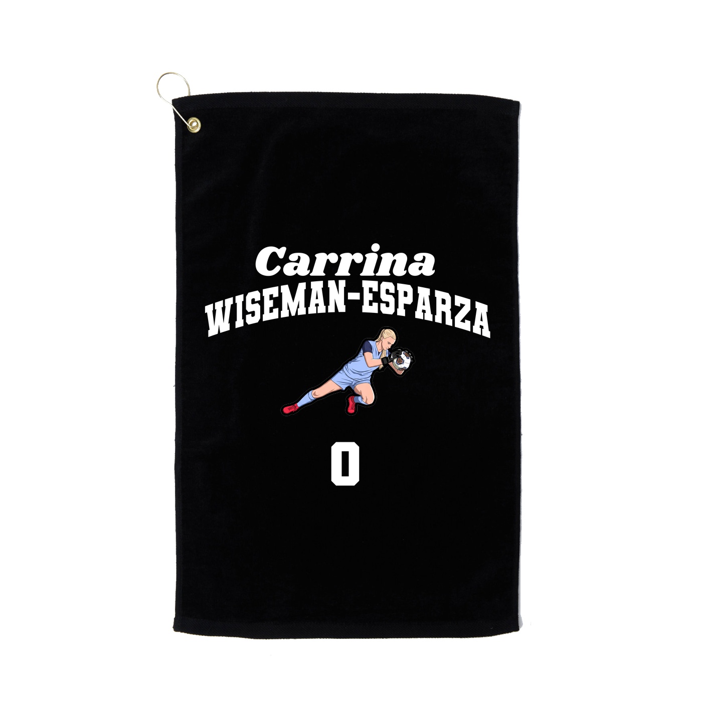 Golf Towel — Signature Arch in Black
