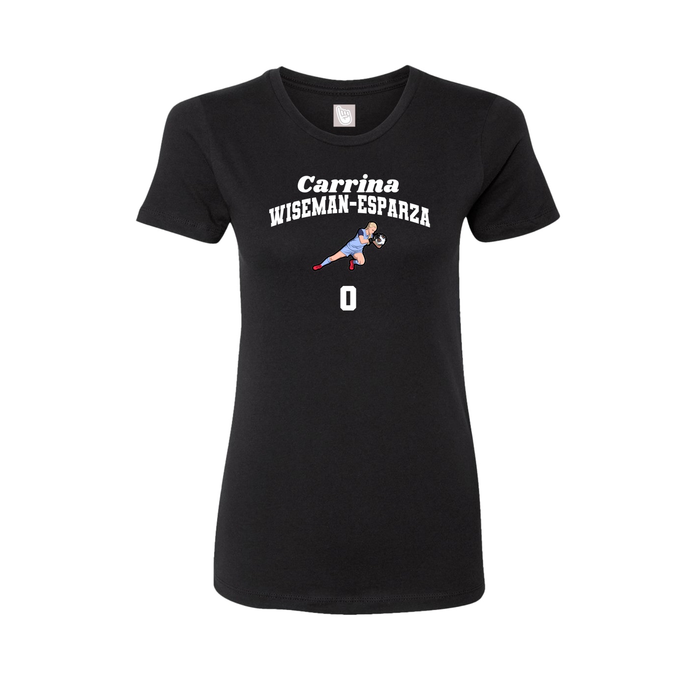 Womens Tee — Signature Arch in Black