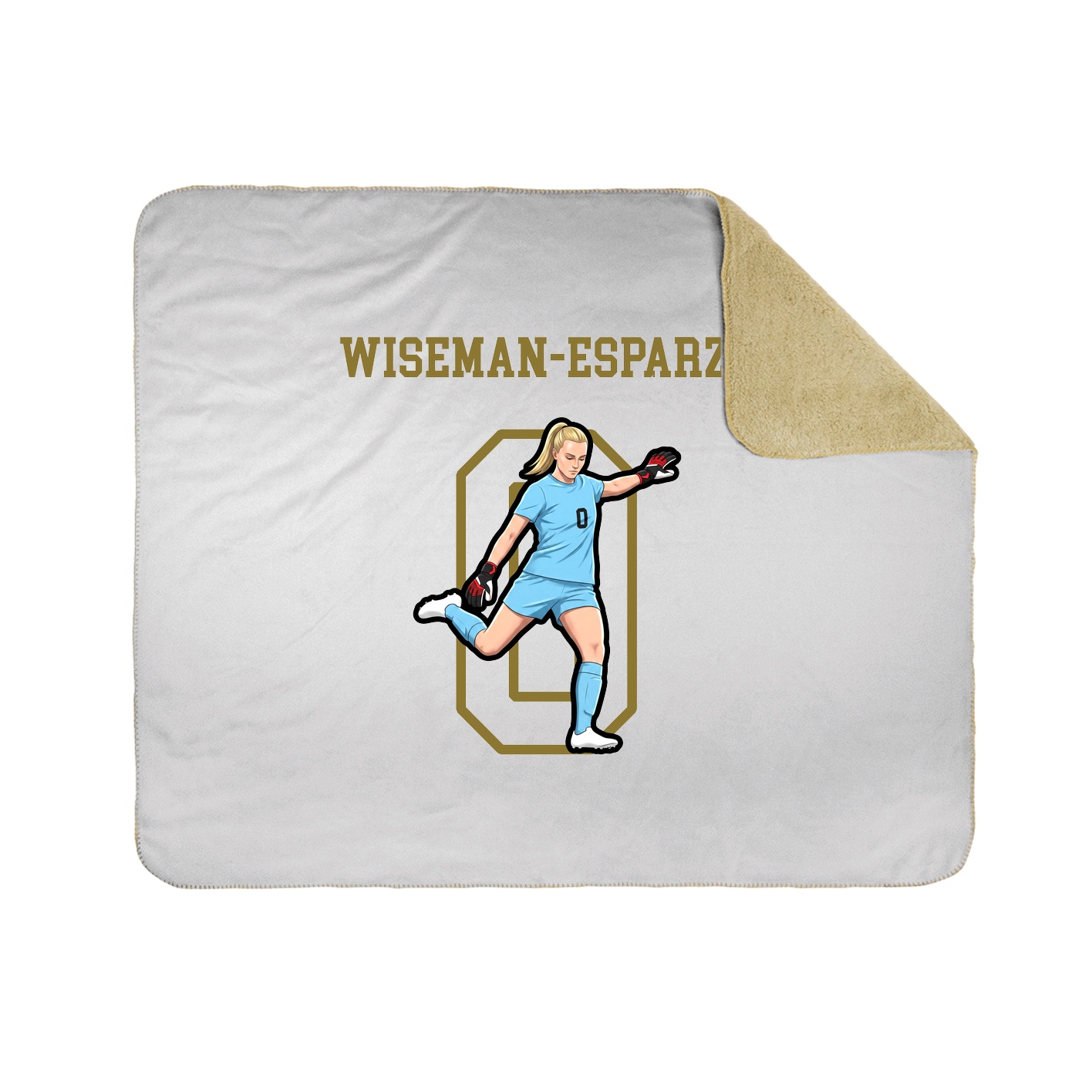 Throw Blanket — Shirsey in White