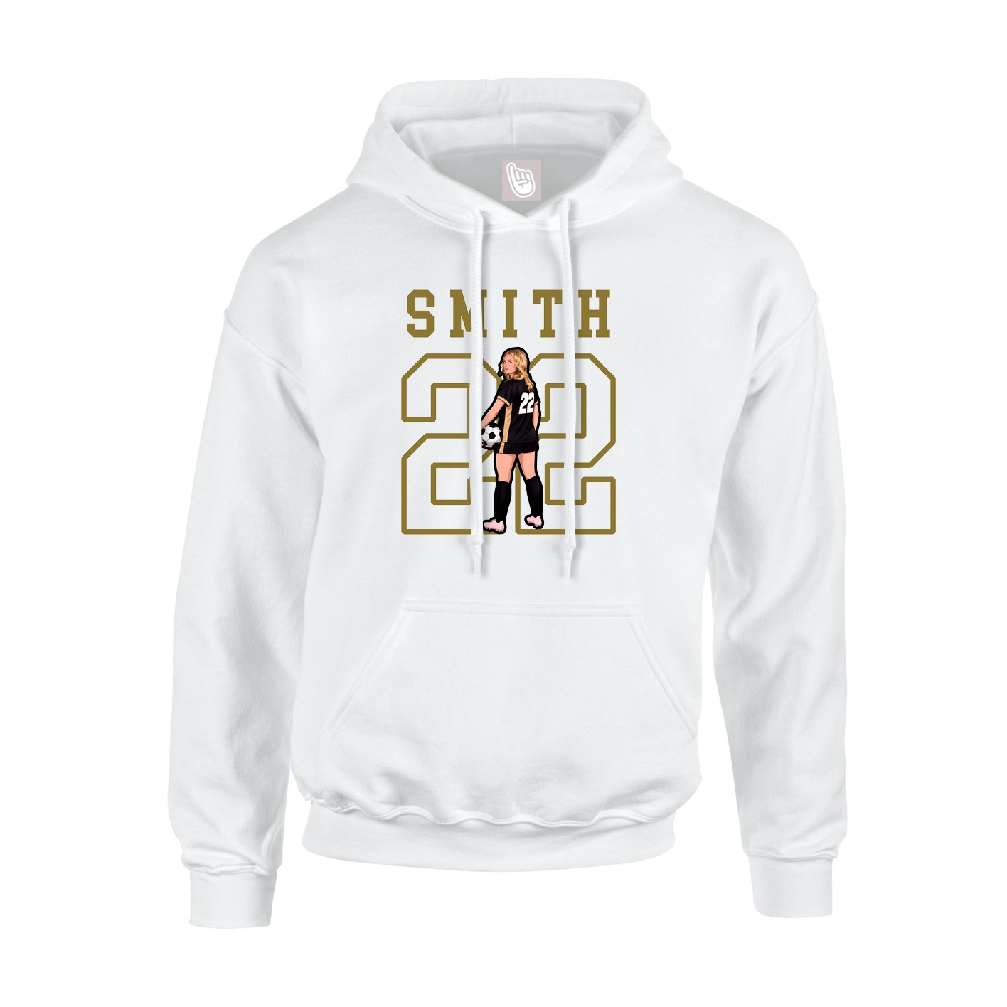 Youth Hoodie — Shirsey in White