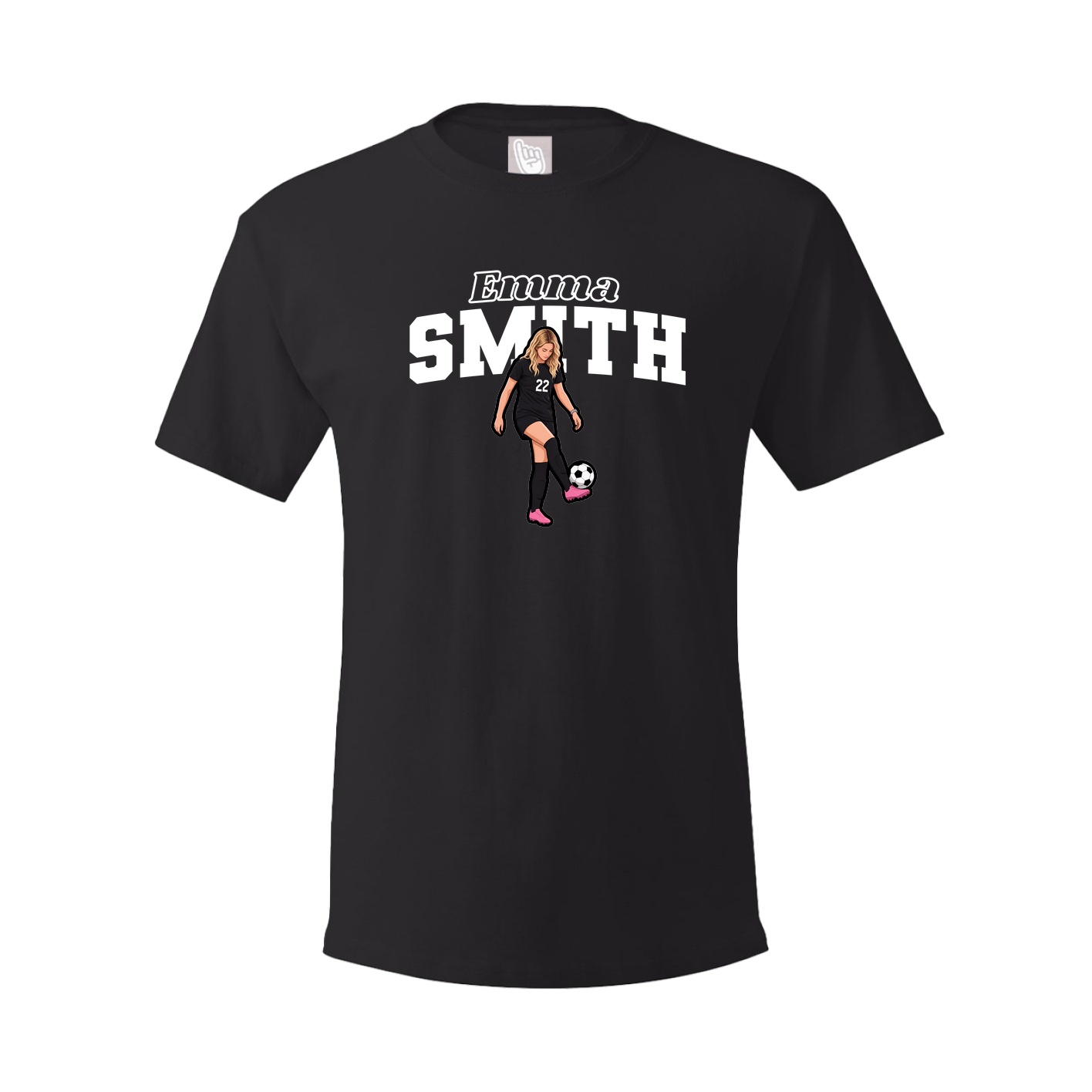 Tee — Name Arch in Black