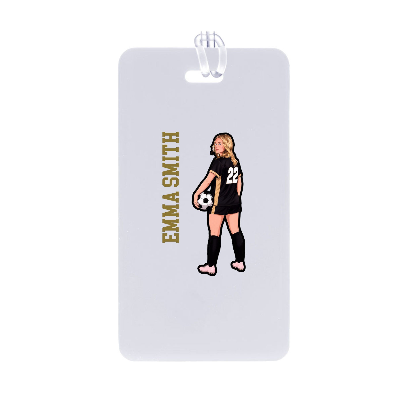 Bag Tag — Name Vertical in Classic