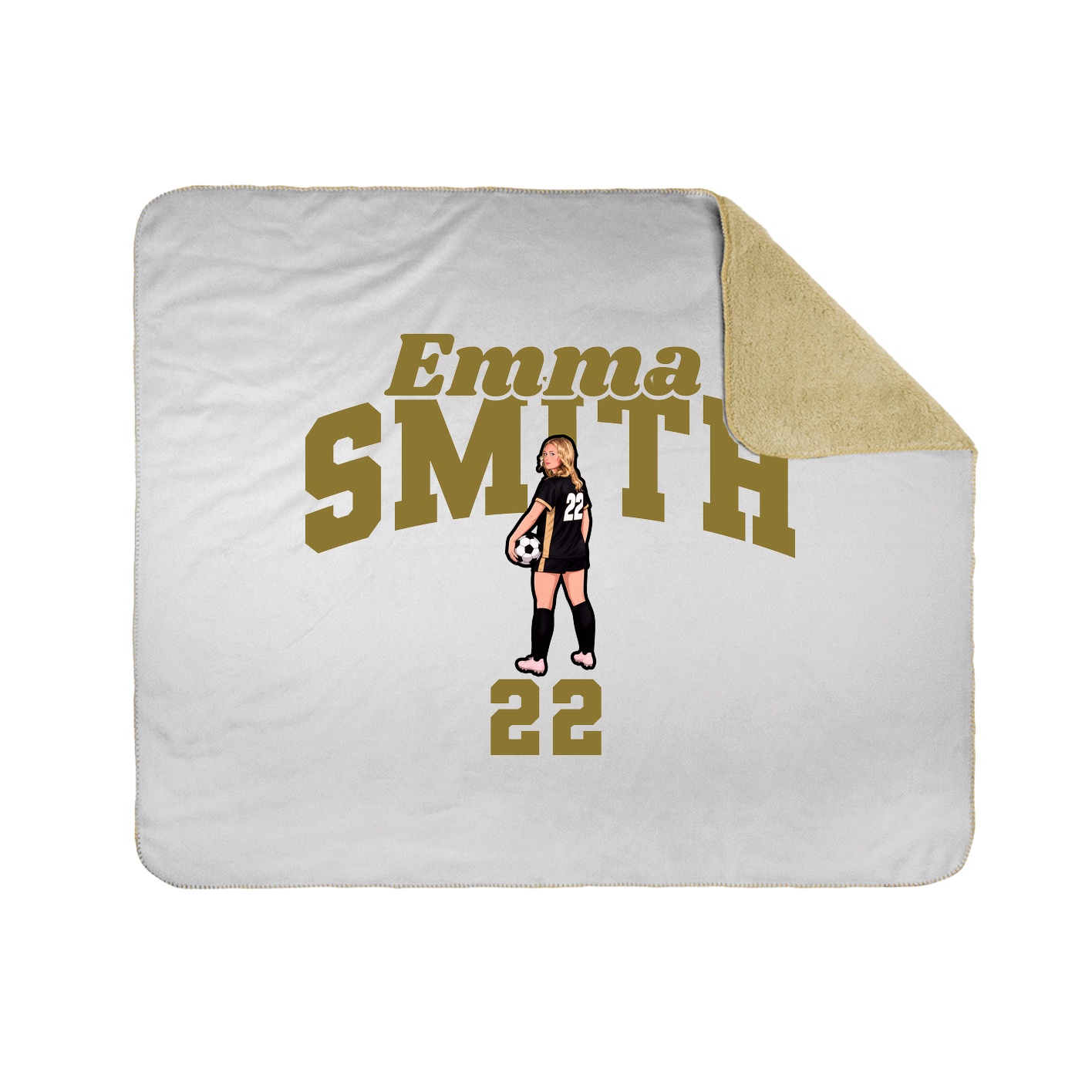 Throw Blanket — Signature Arch in White