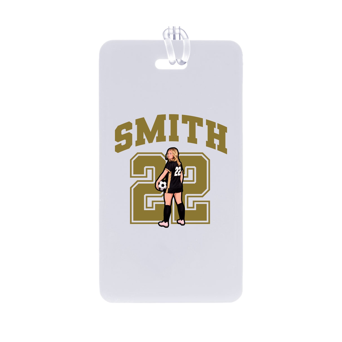 Bag Tag — Number in Classic