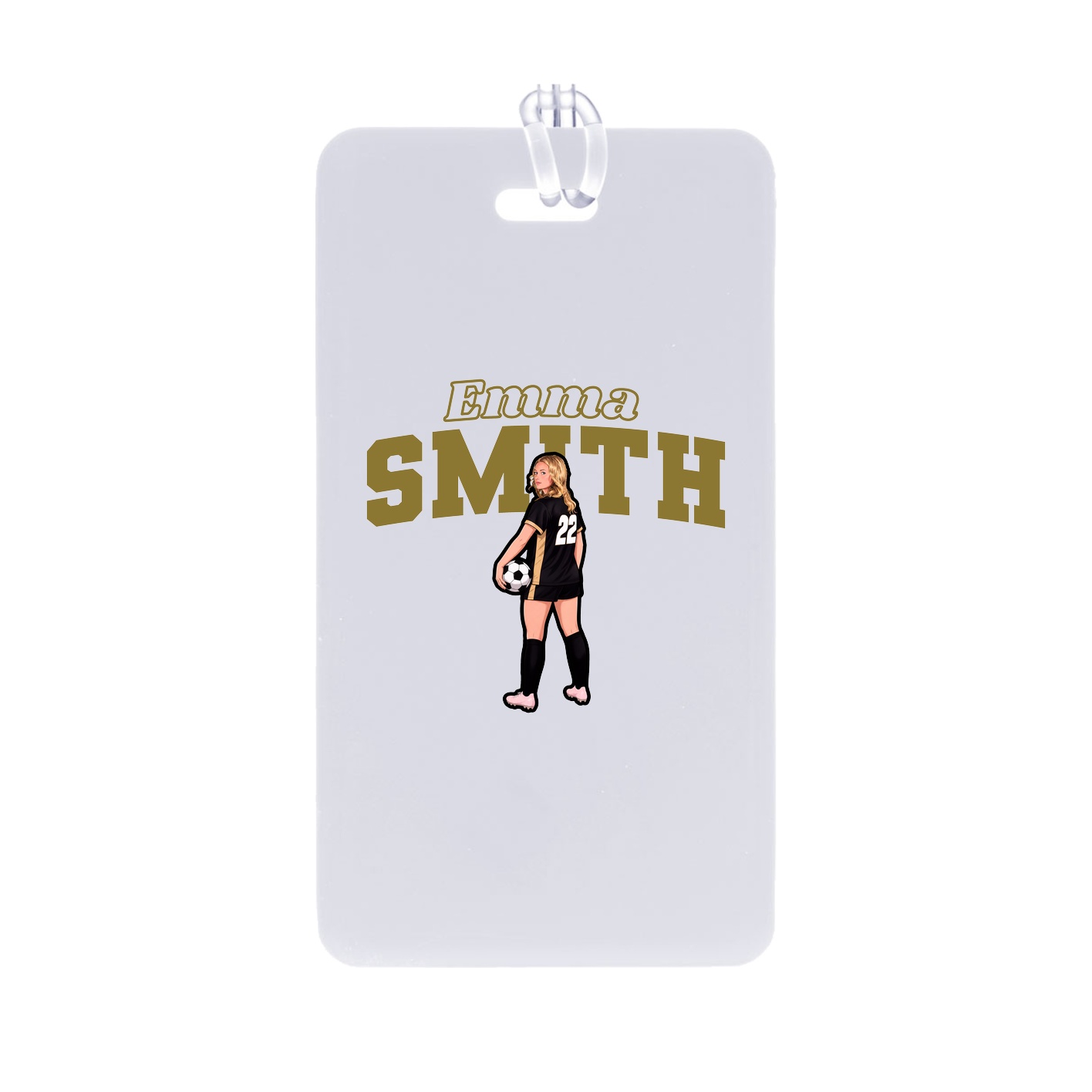 Bag Tag — Name Arch in Classic