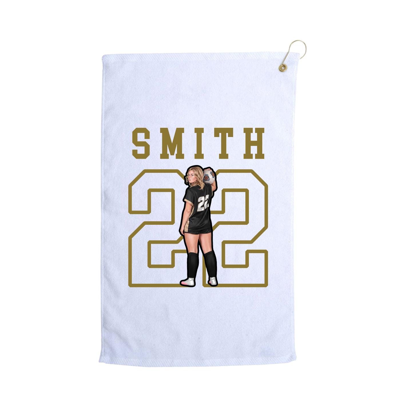 Golf Towel — Shirsey in White
