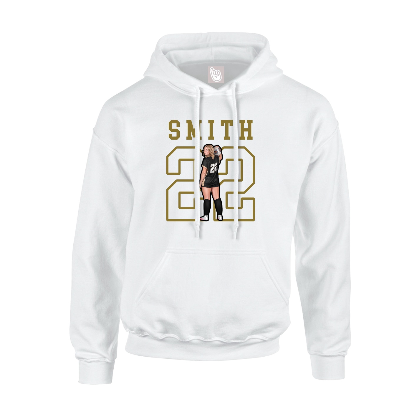 Hoodie — Shirsey in White