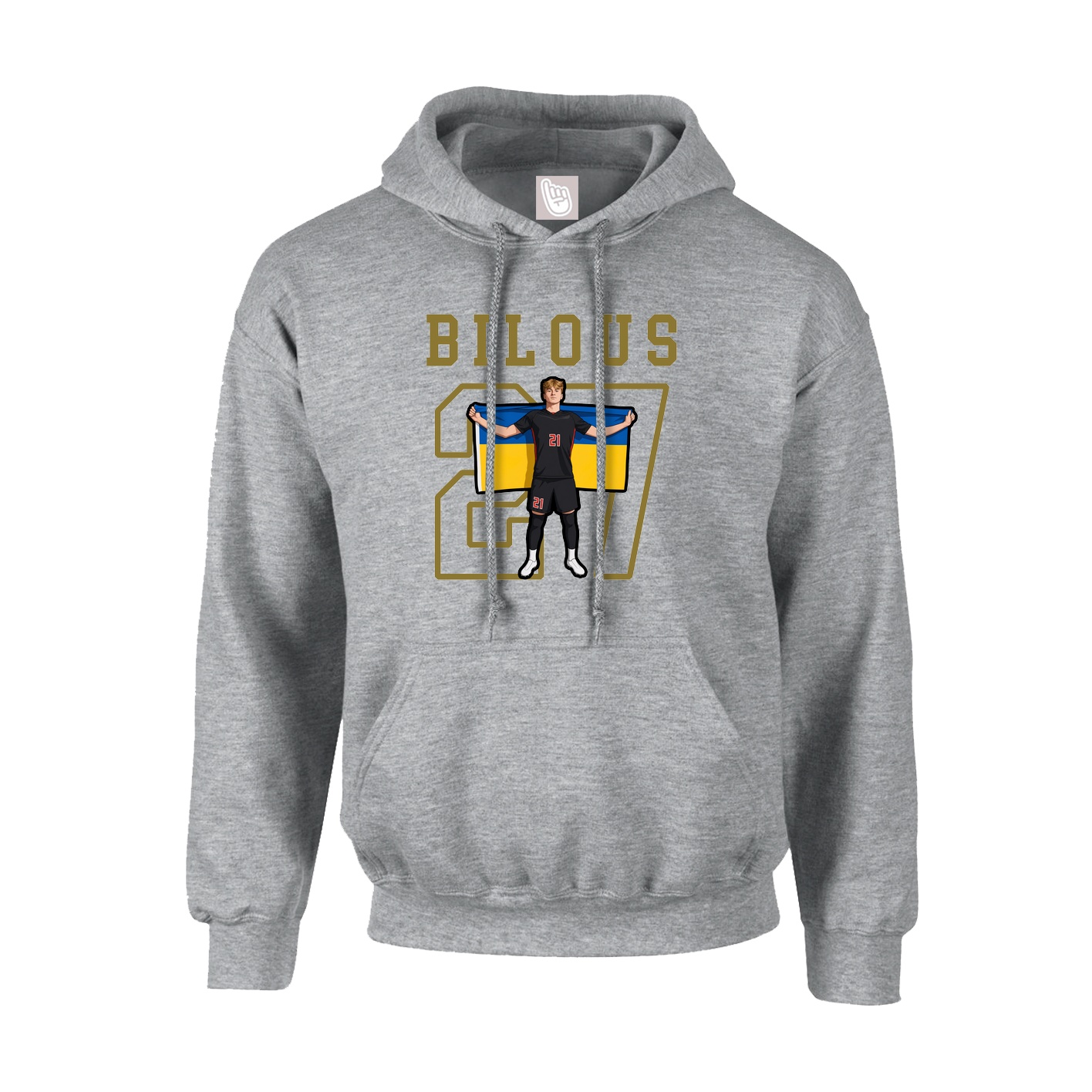 Hoodie — Shirsey in Grey