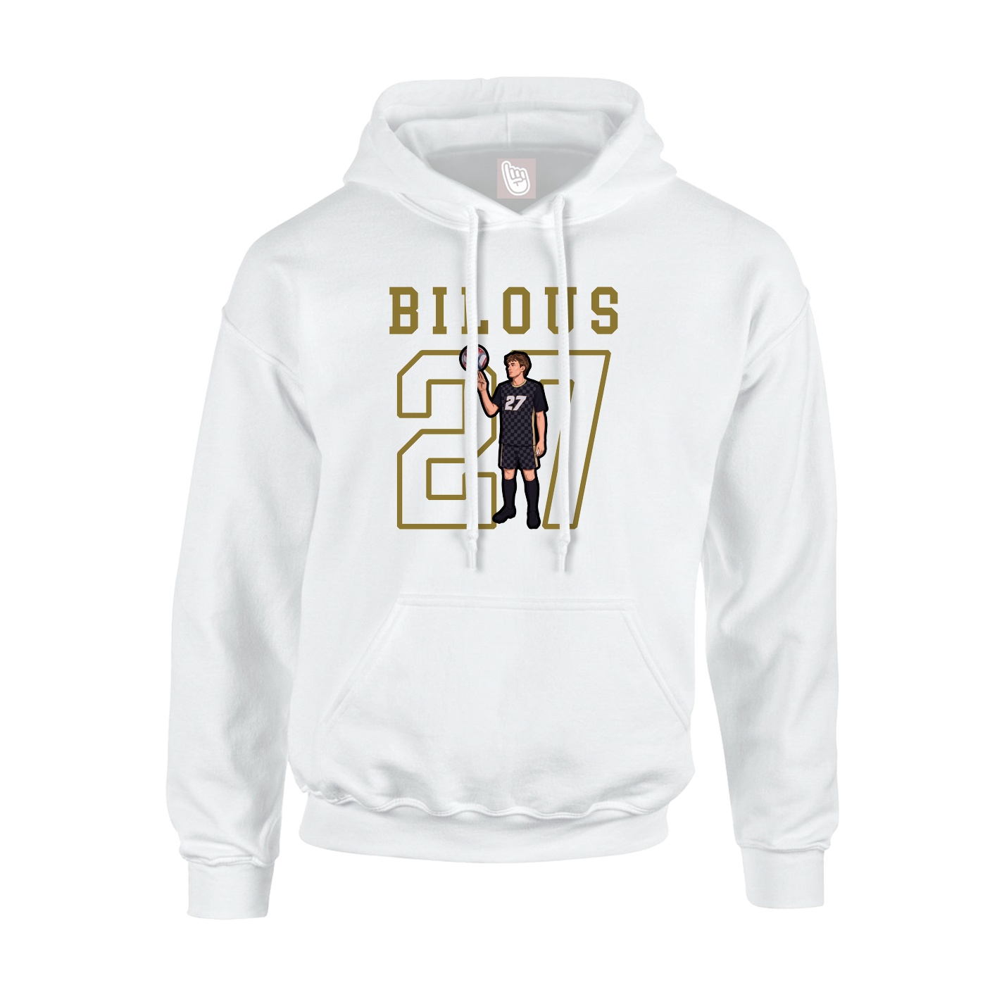 Youth Hoodie — Shirsey in White