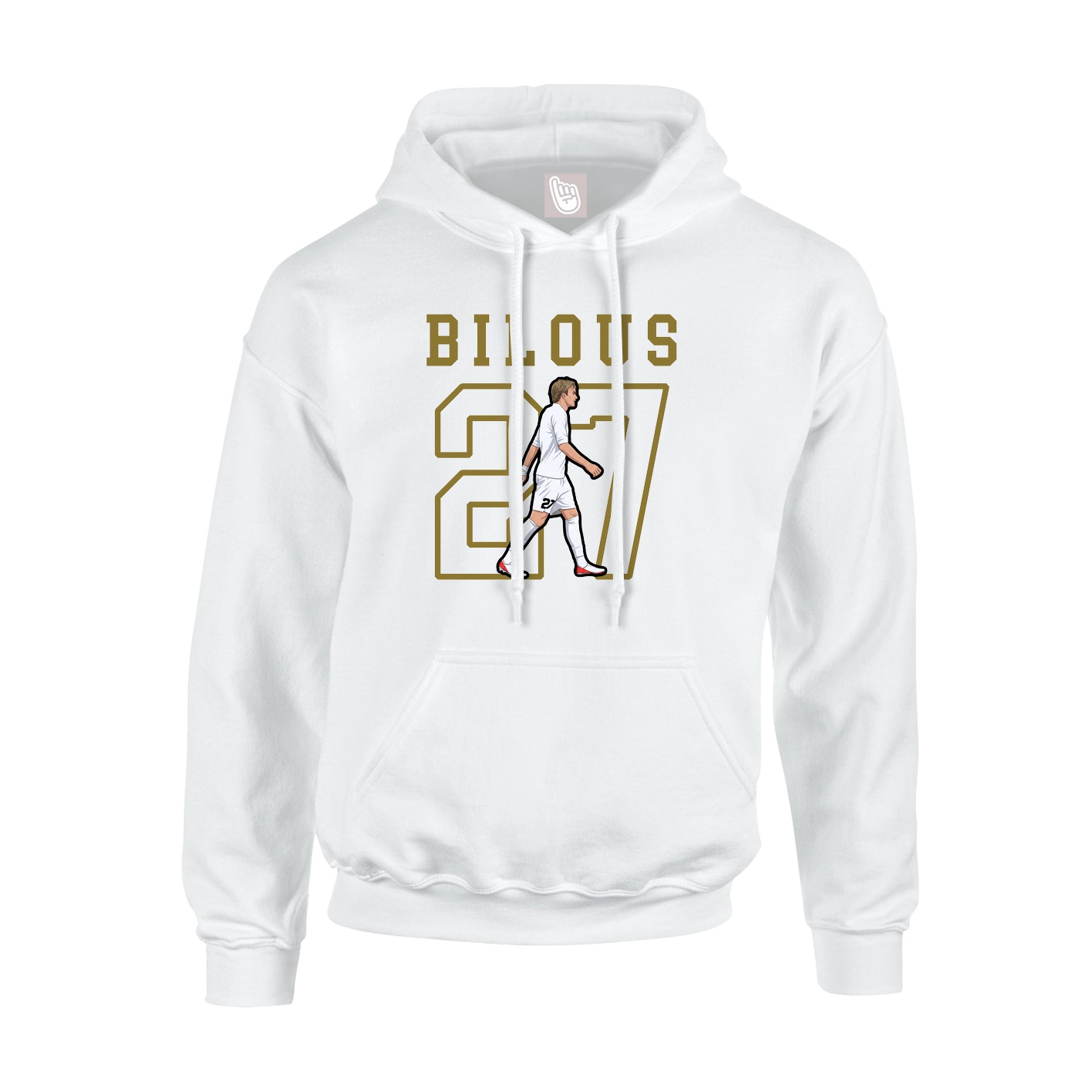 Hoodie — Shirsey in White