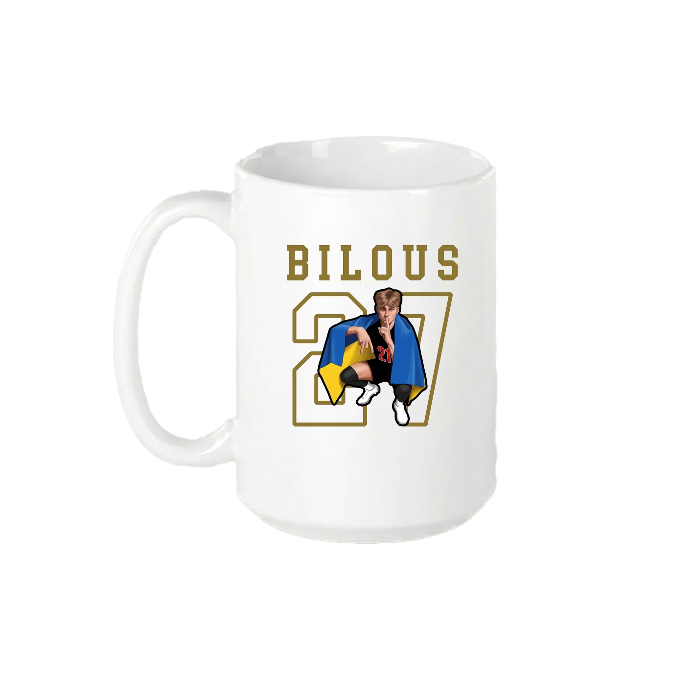15oz Coffee Mug — Shirsey in White