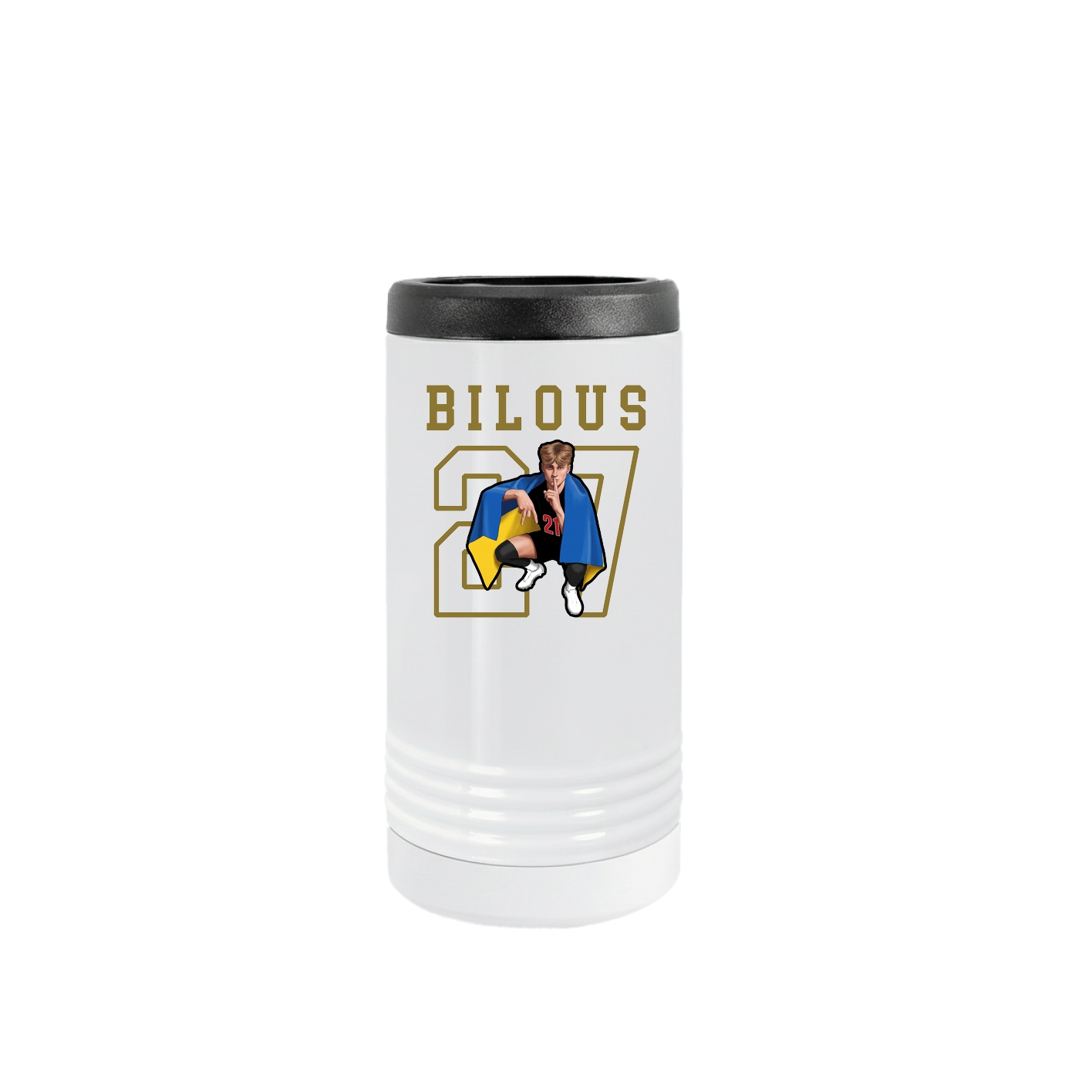 Slim Beverage Holder — Shirsey in White