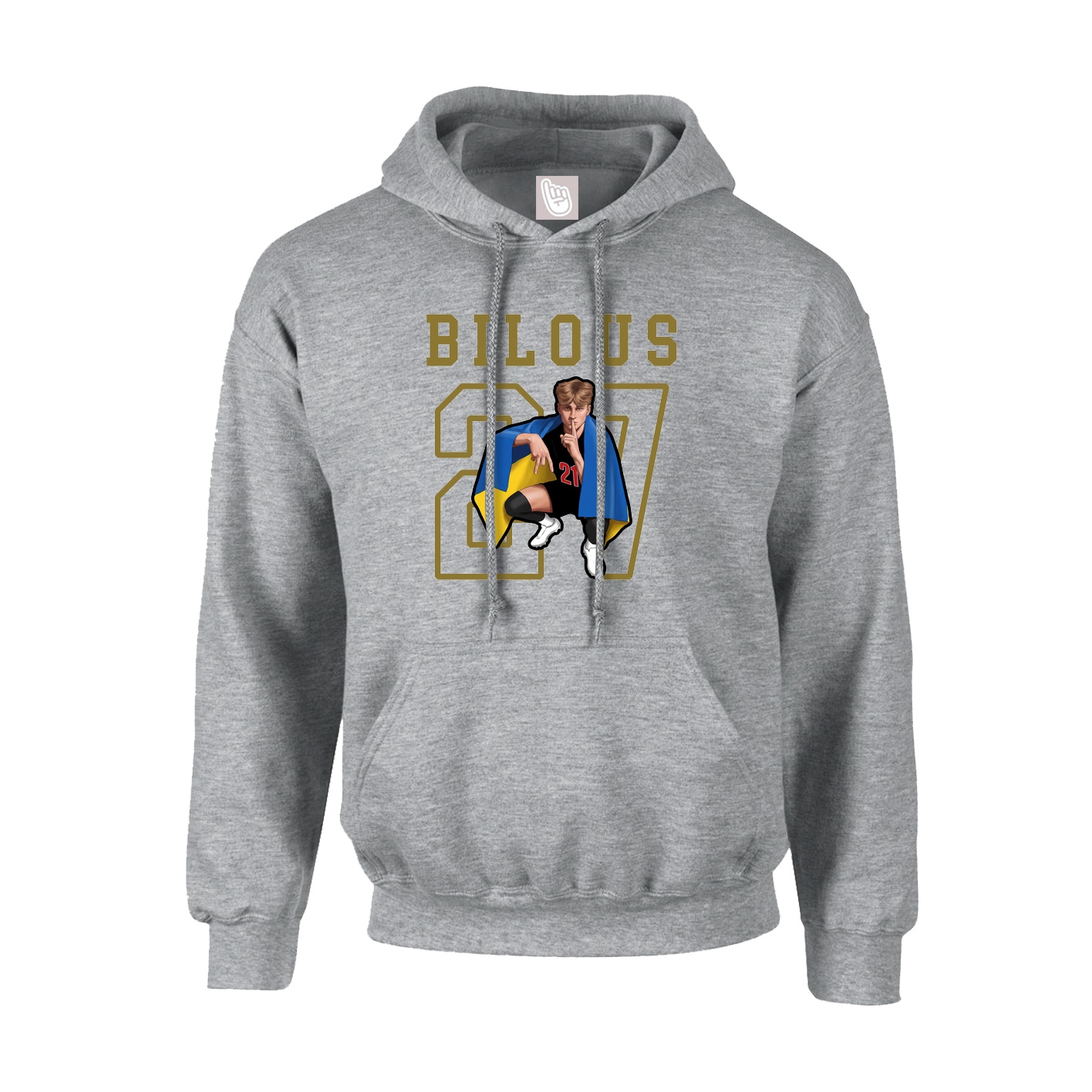 Hoodie — Shirsey in Grey