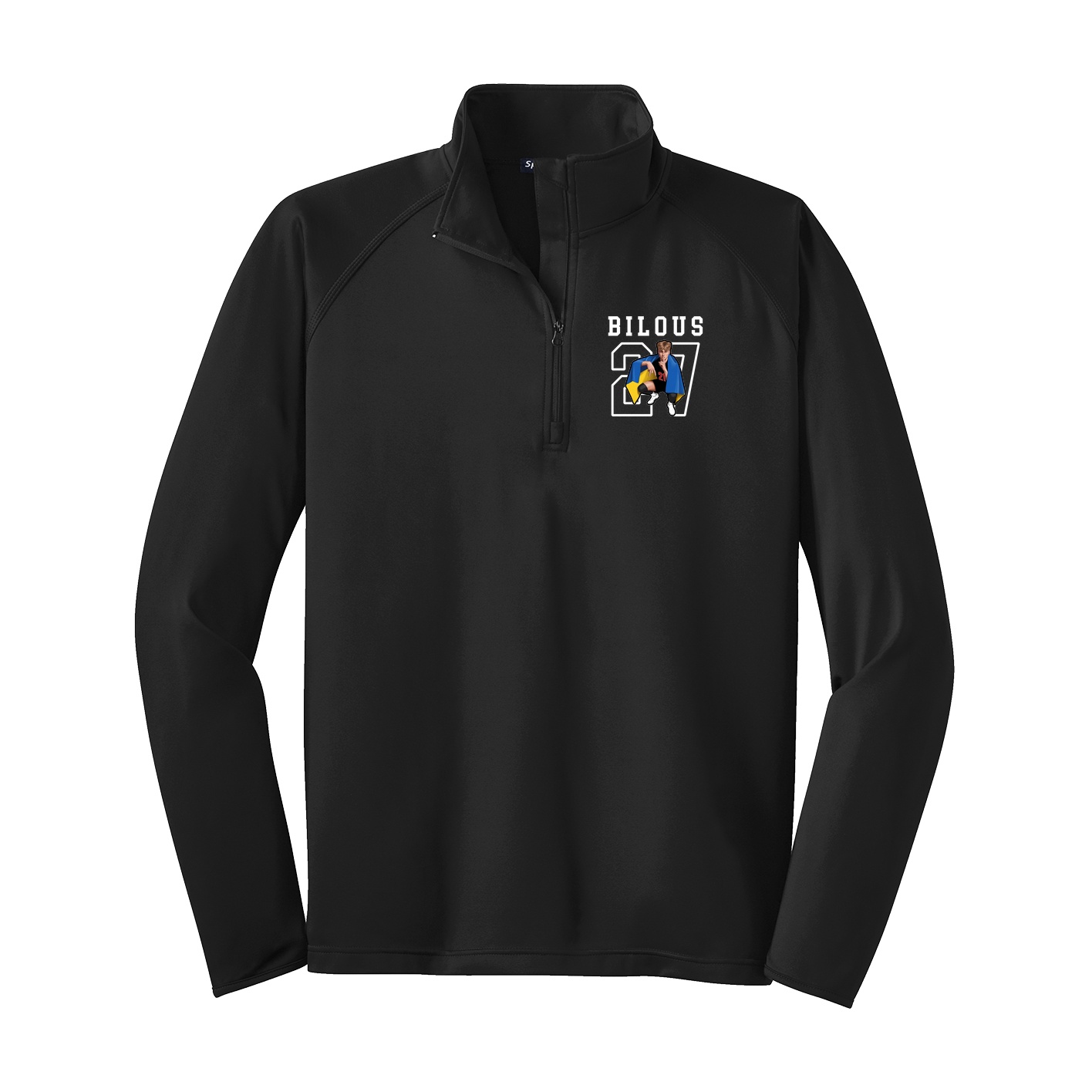 Q-Zip Pullover — Shirsey in Black
