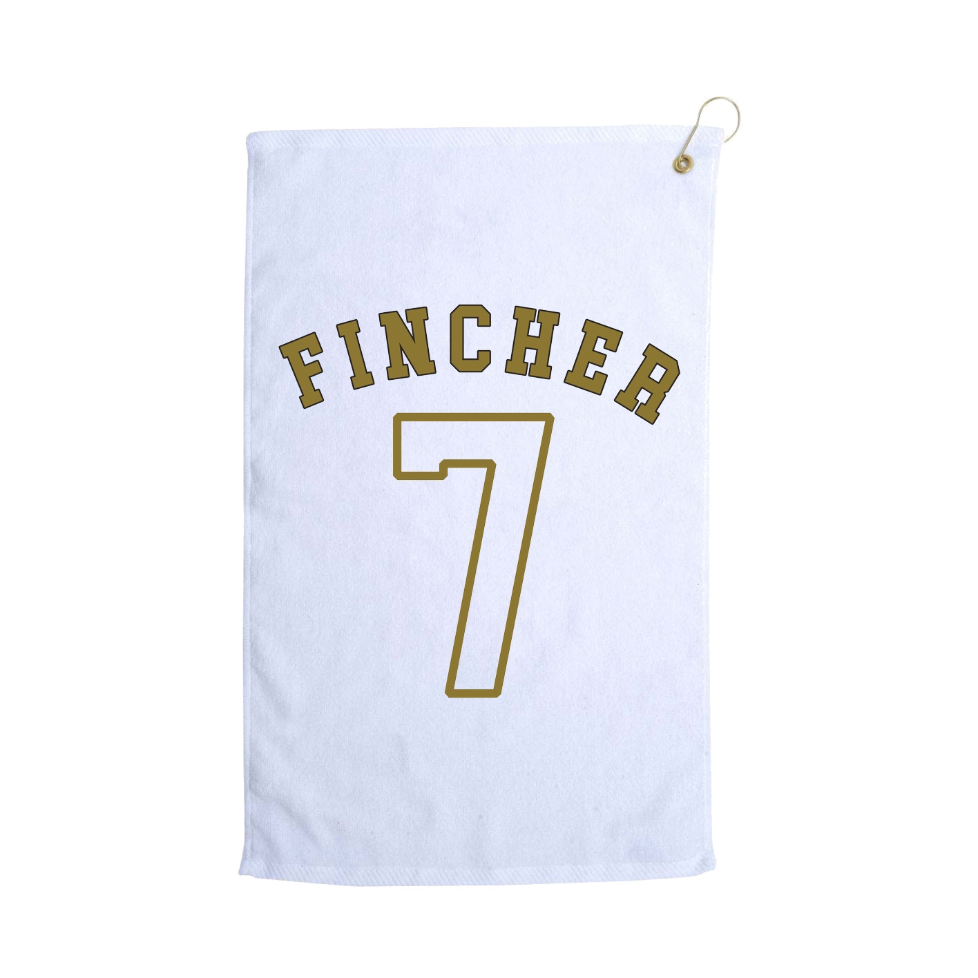 Golf Towel — Shirsey Arch in White