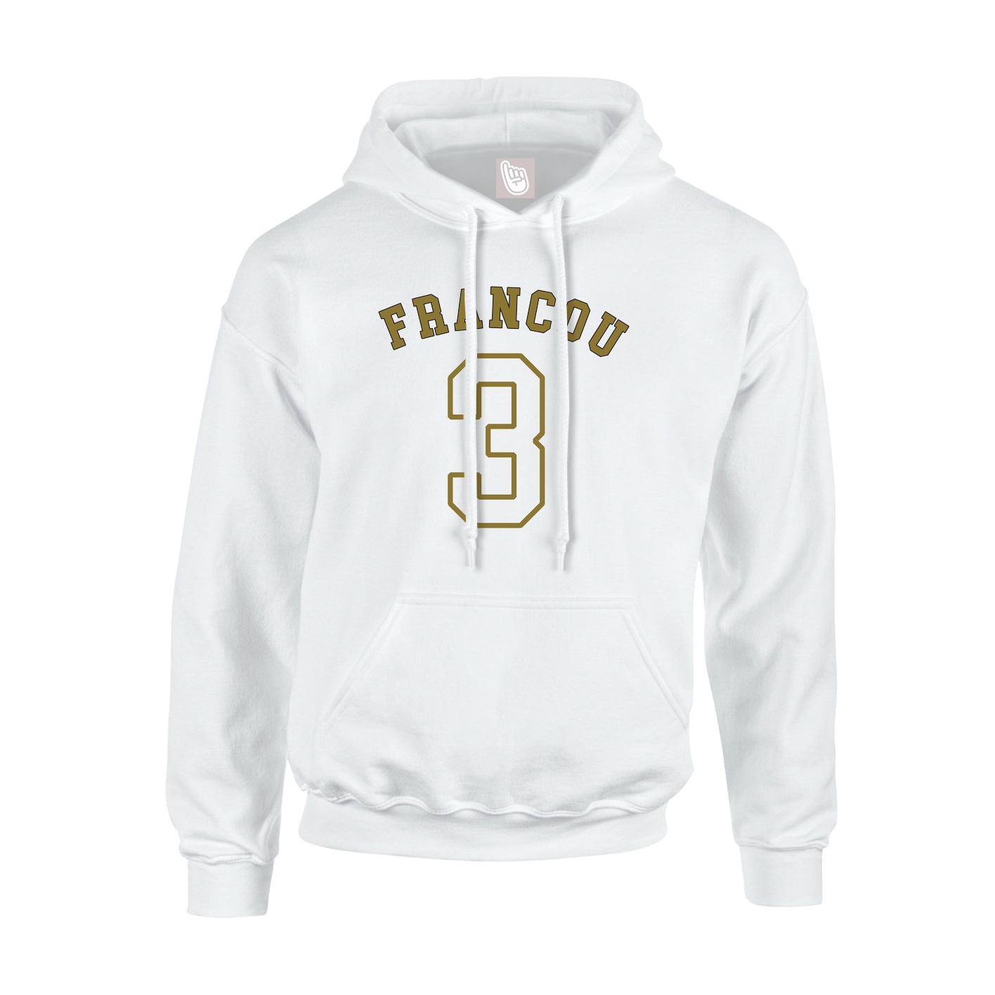Hoodie — Shirsey Arch in White