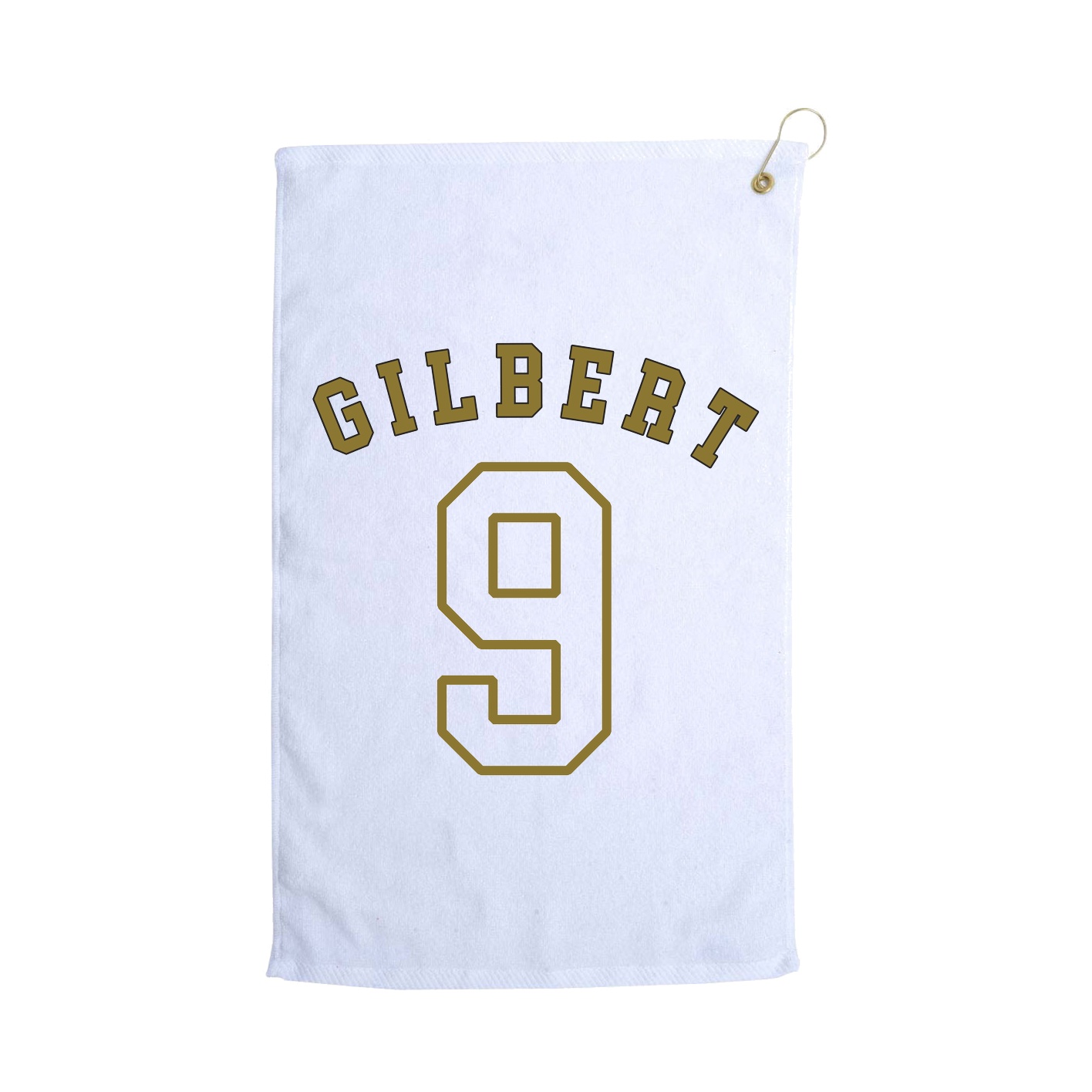 Golf Towel — Shirsey Arch in White