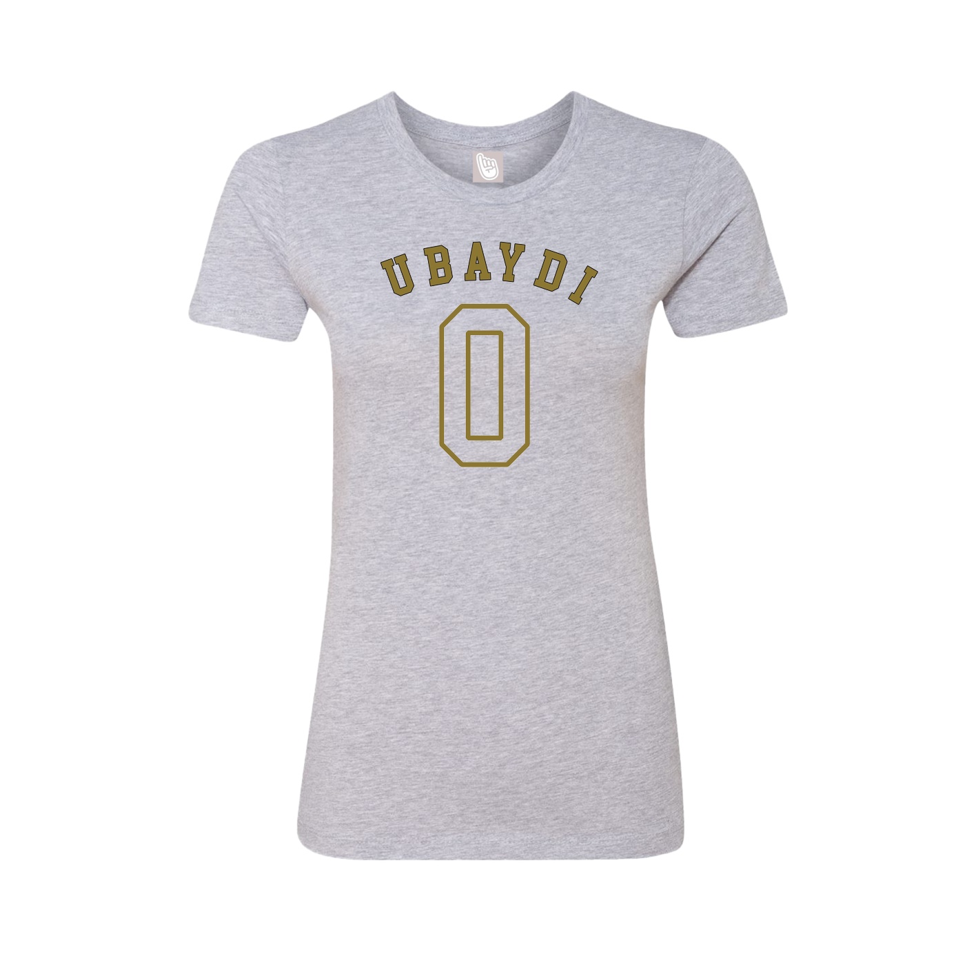 Fitted Women's Tee — Shirsey Arch in Grey