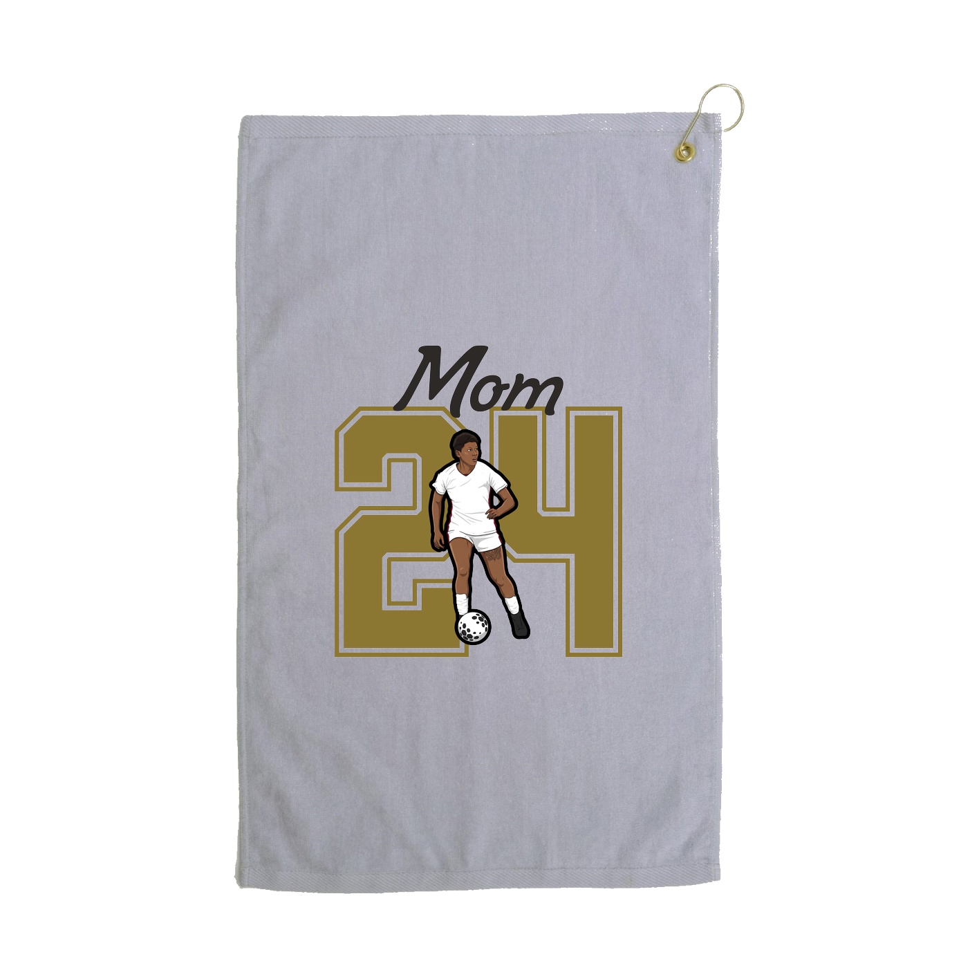Golf Towel — Mothers Day Shirsey in Grey