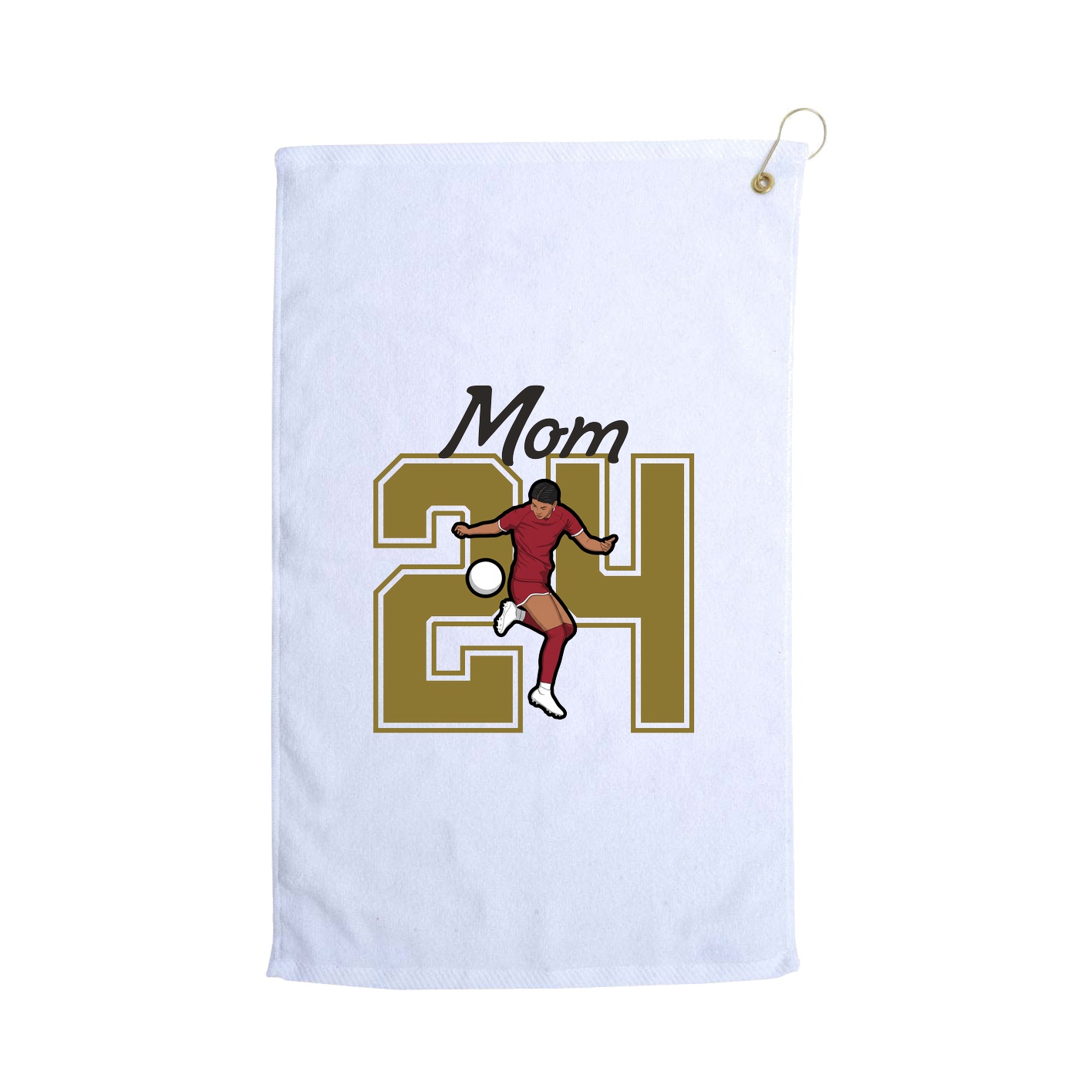 Golf Towel — Mothers Day Shirsey in White