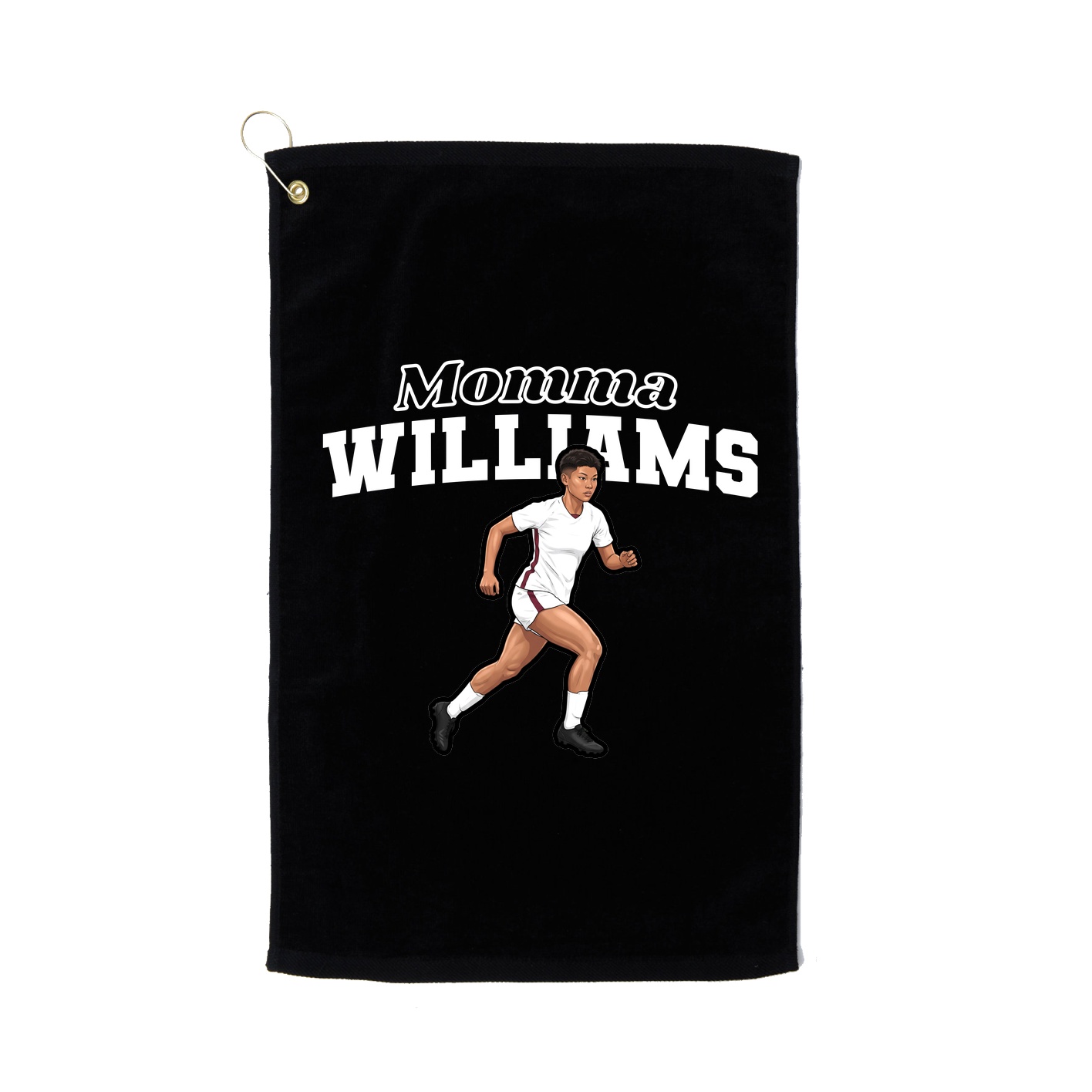 Golf Towel — Mothers Day Block in Black