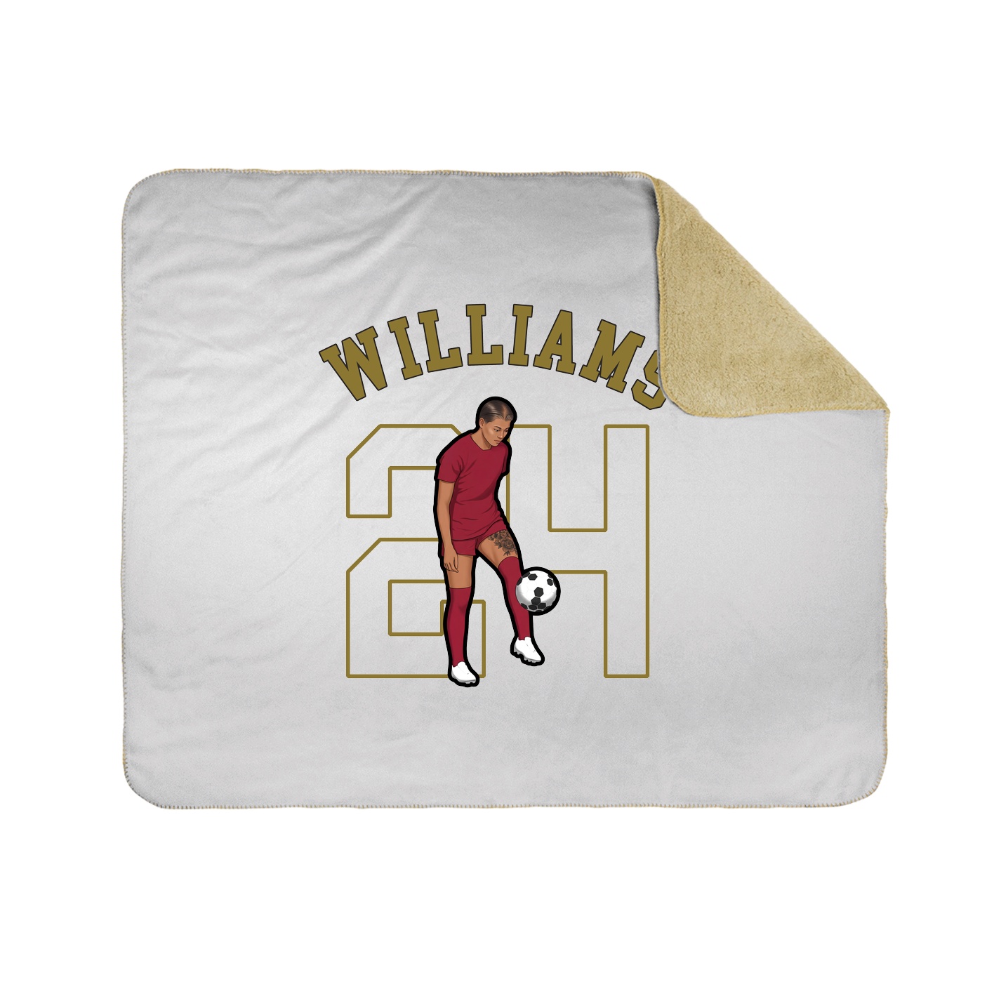 Throw Blanket — Shirsey Arch in White