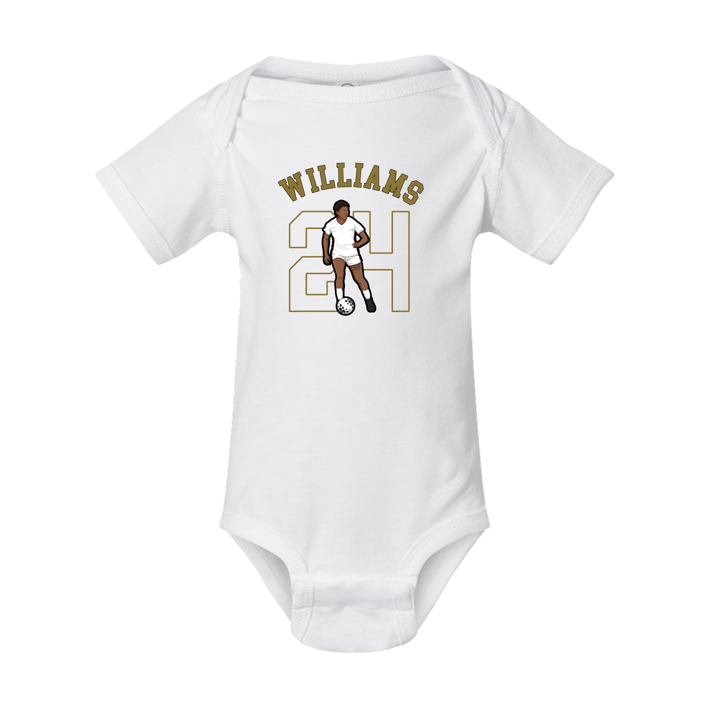 Baby Onesie — Shirsey Arch in White