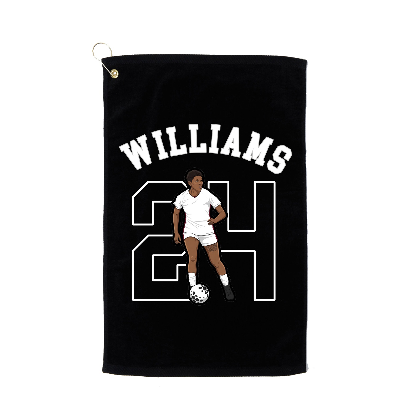 Golf Towel — Shirsey Arch in Black