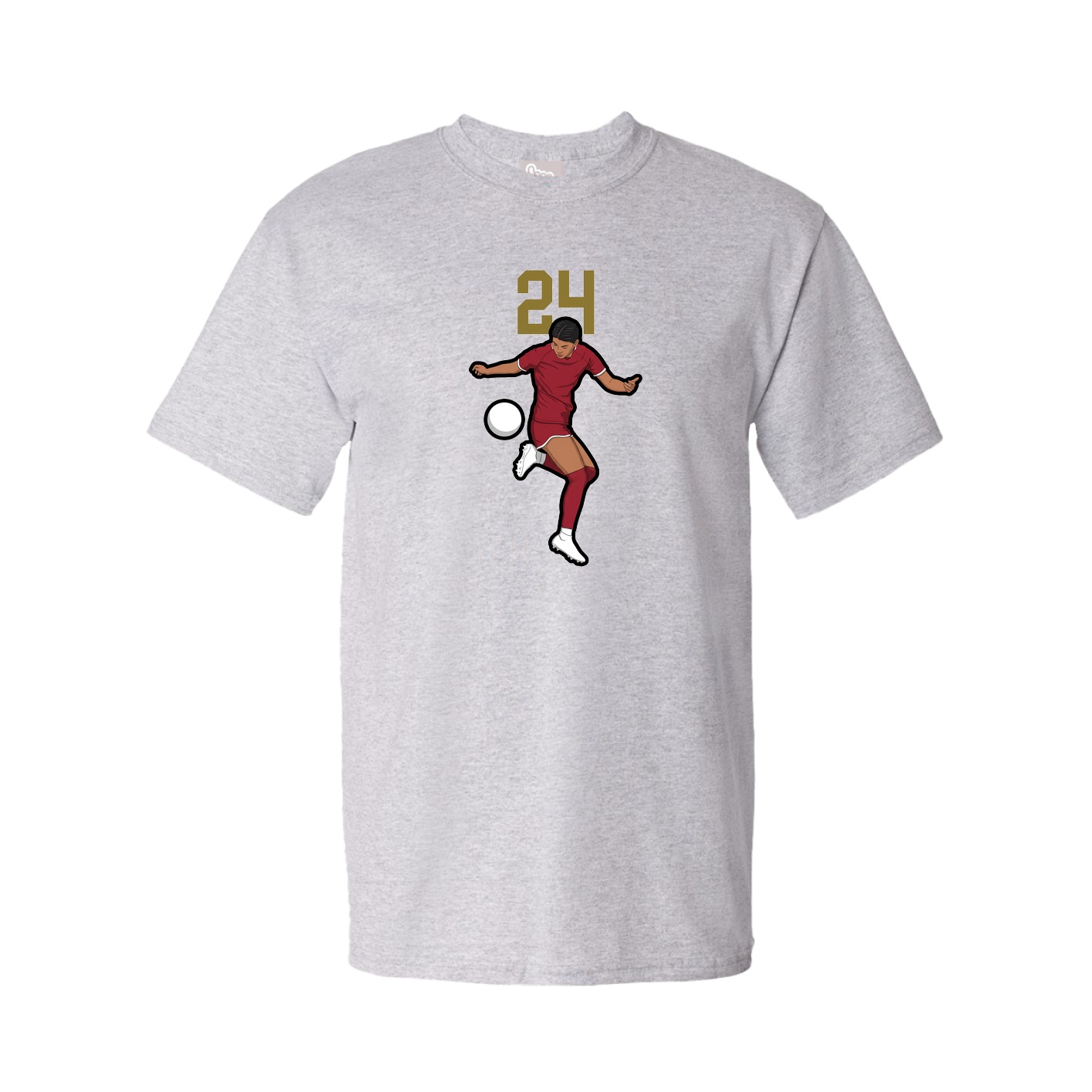 Tee — Number Top in Grey
