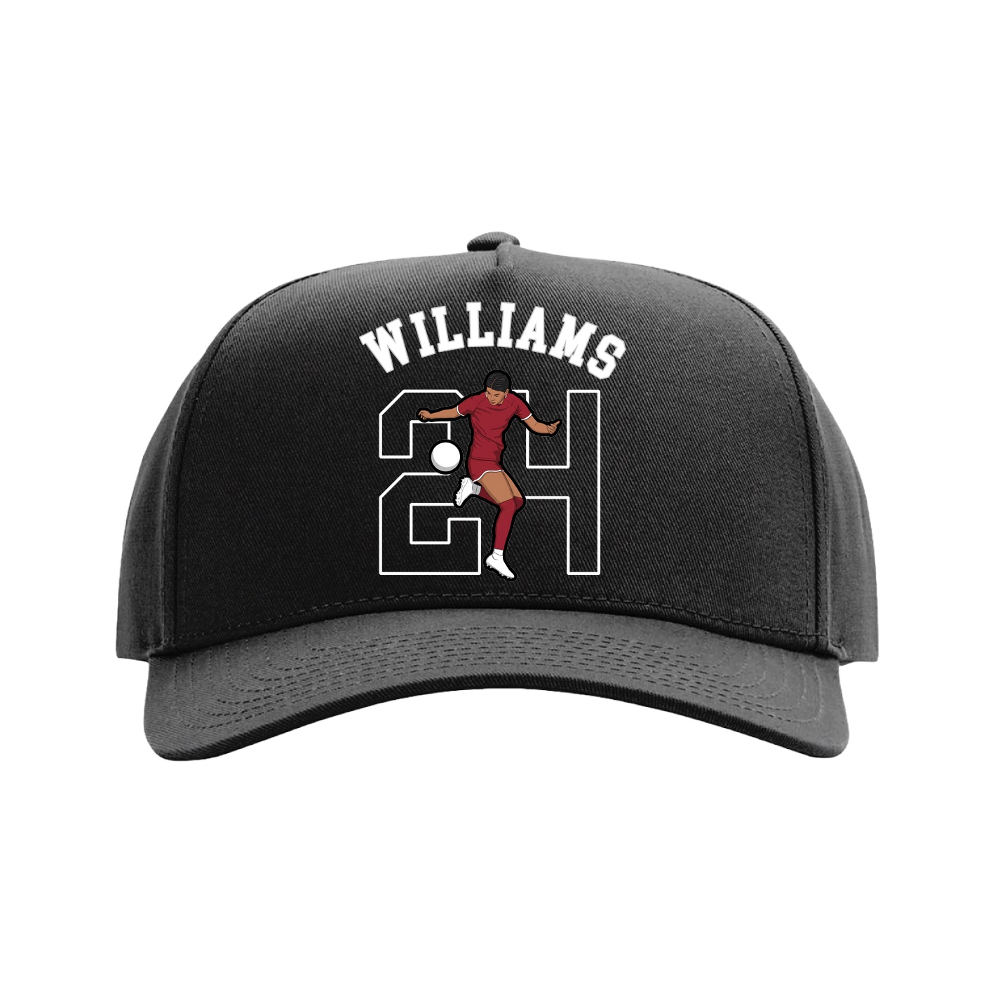 Full Fabric Five-Panel Champ Cap