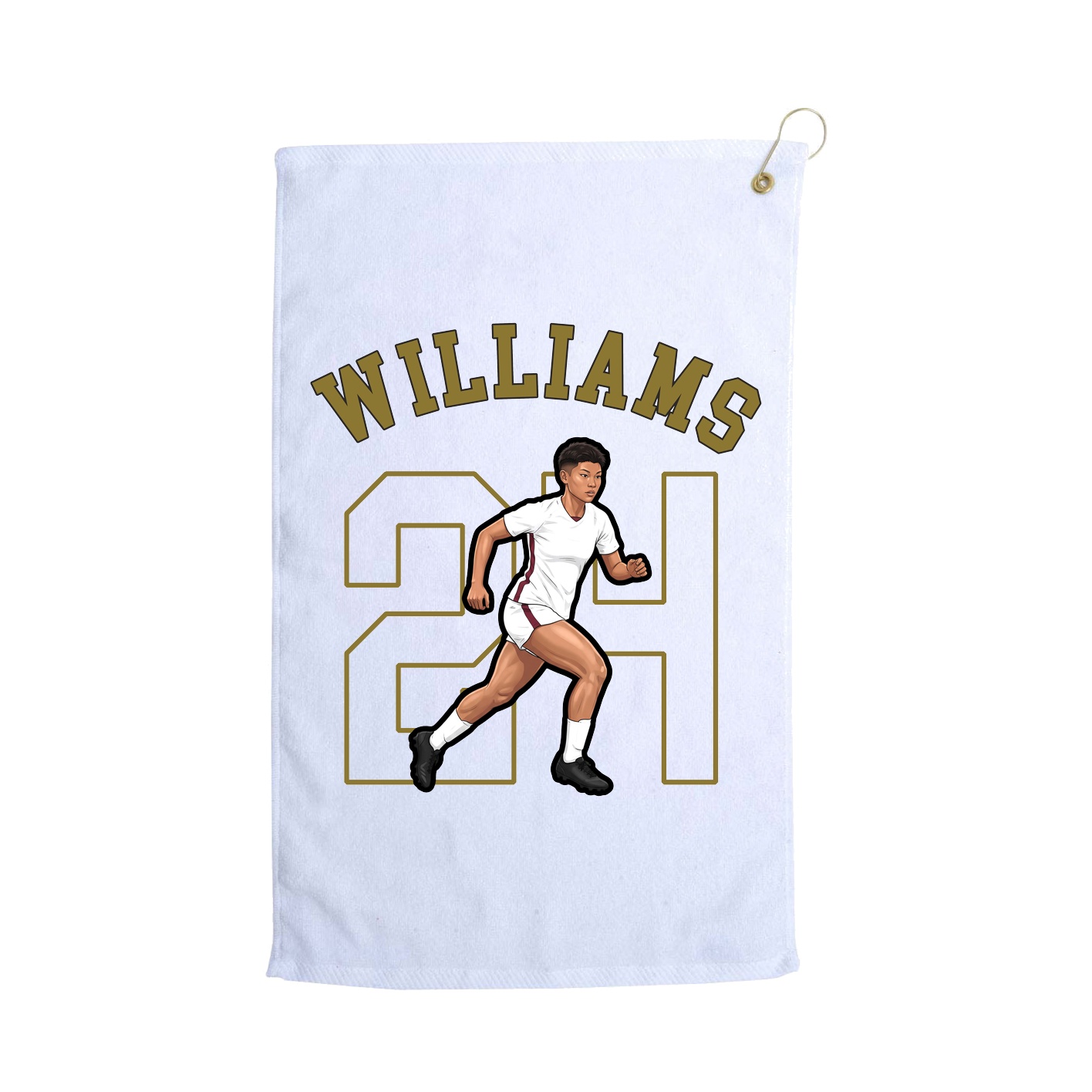 Golf Towel — Shirsey Arch in White