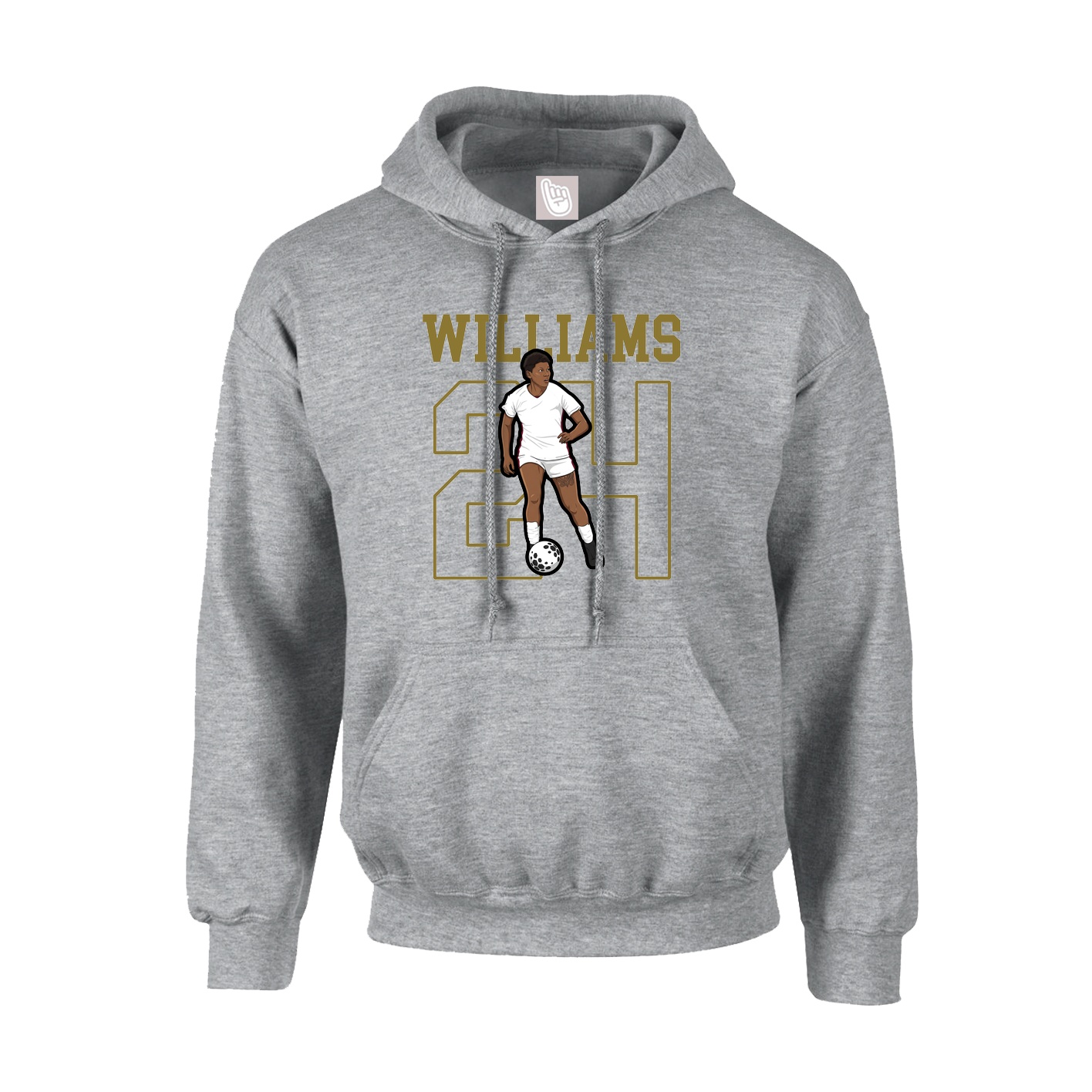 Hoodie — Shirsey in Grey