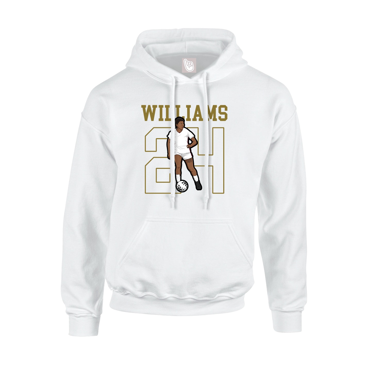Youth Hoodie — Shirsey in White