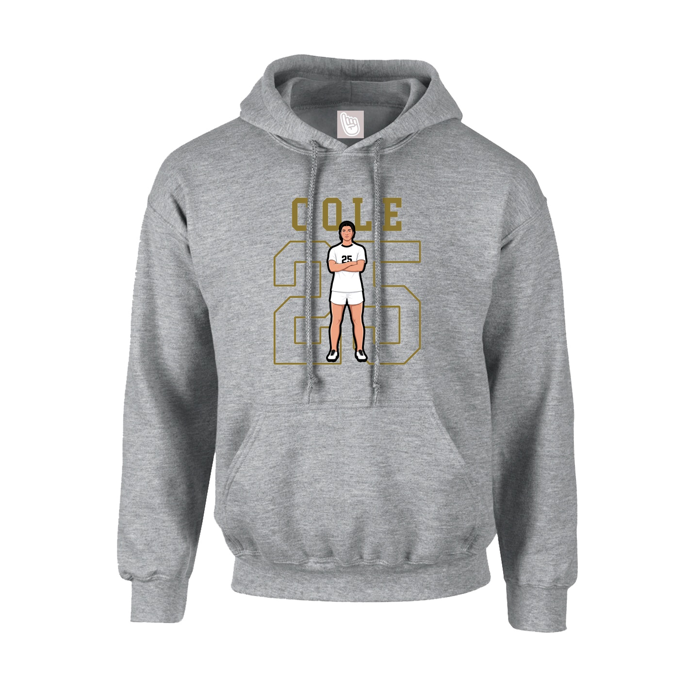 Hoodie — Shirsey in Grey