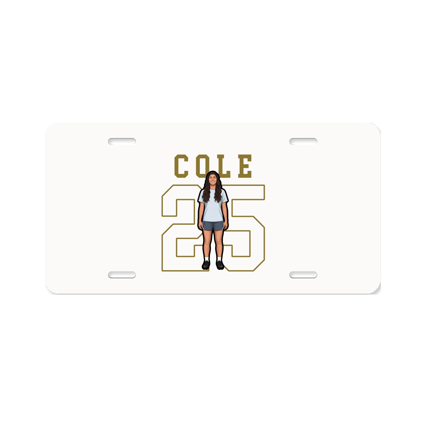 License Plate — Shirsey in Classic