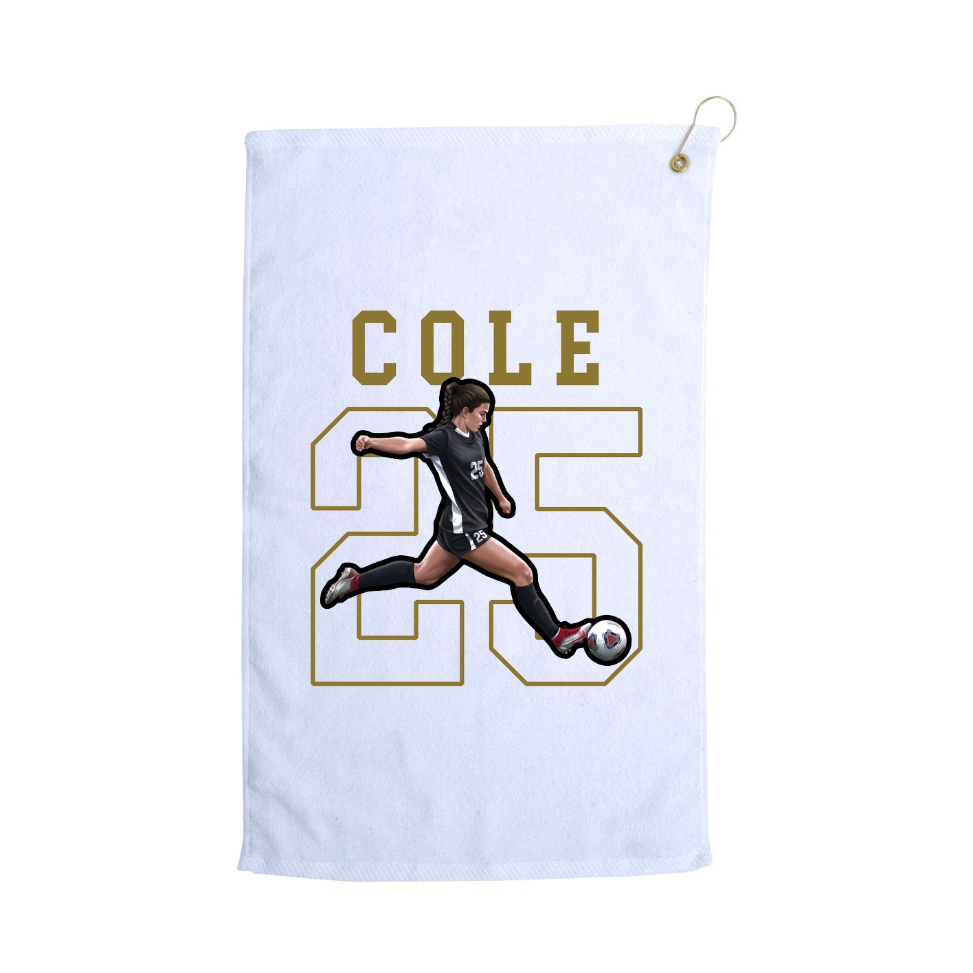 Golf Towel — Shirsey in White