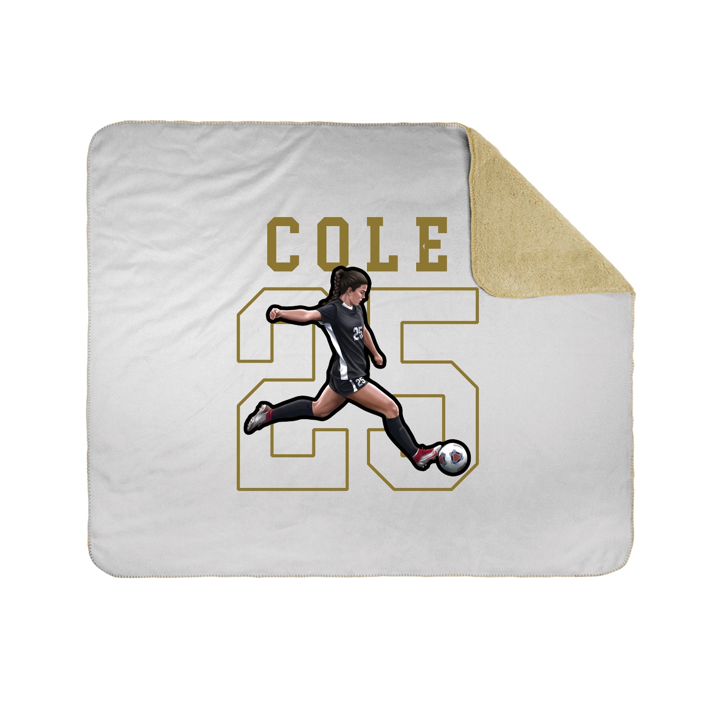 Throw Blanket — Shirsey in White