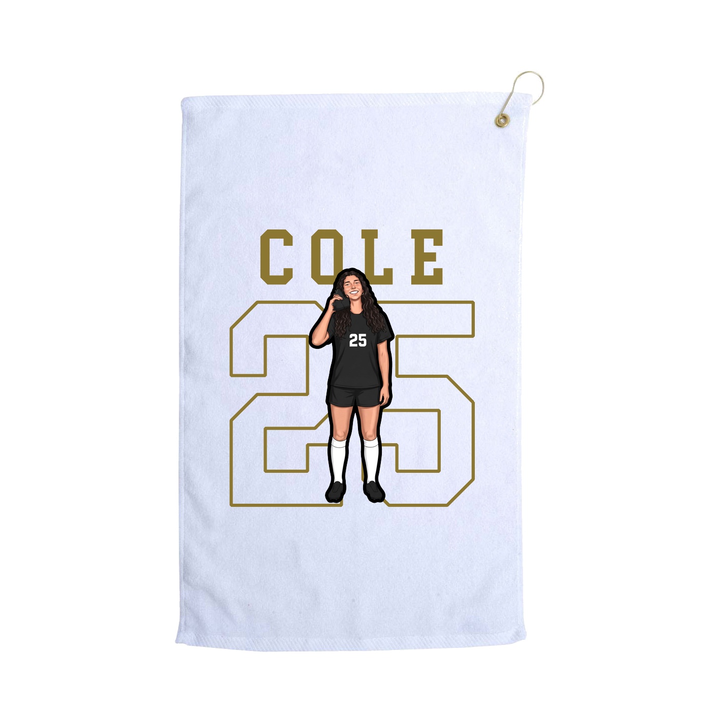 Golf Towel — Shirsey in White
