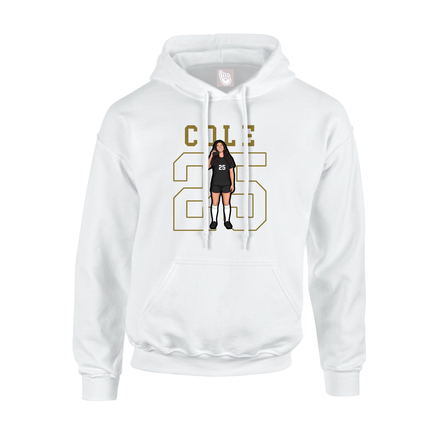 Youth Hoodie — Shirsey in White