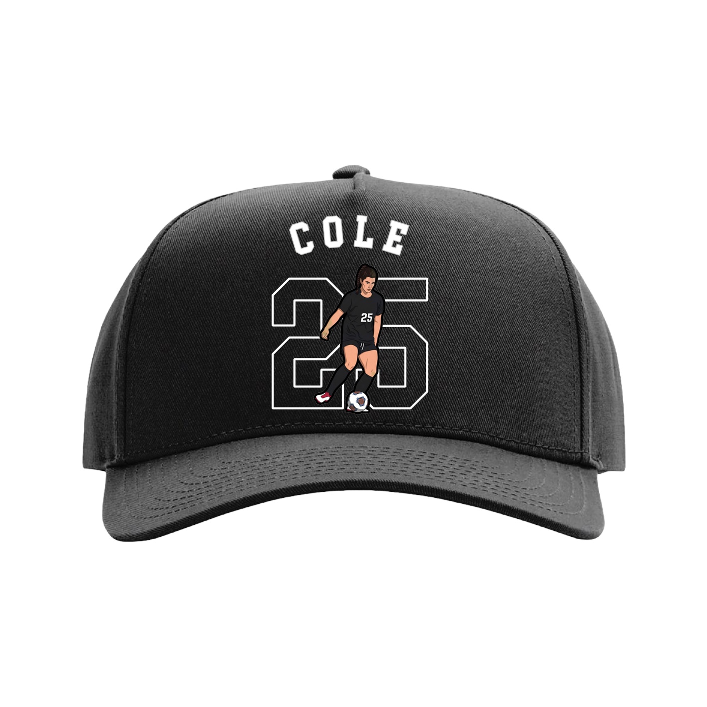 Full Fabric Five-Panel Champ Cap