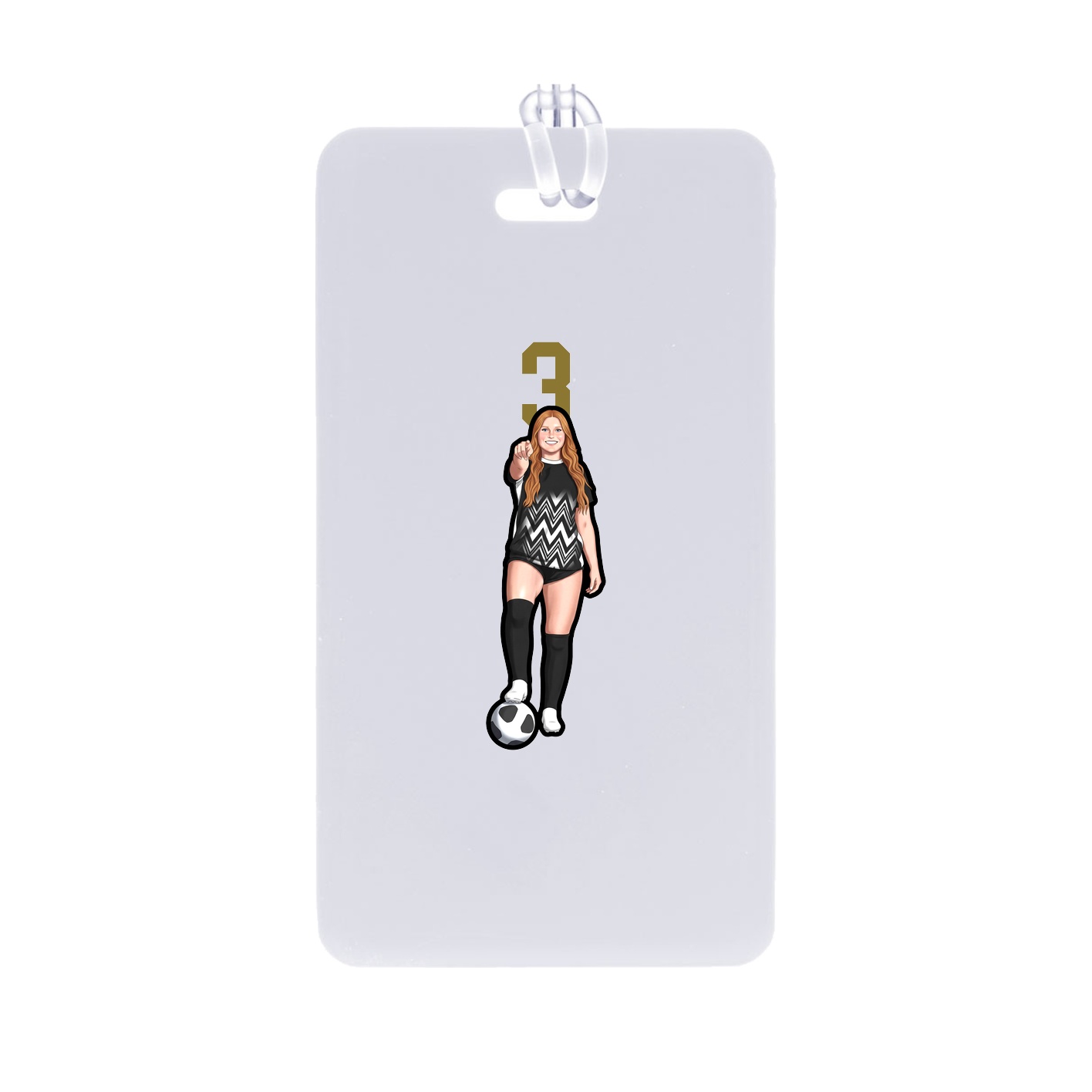 Bag Tag — Number Top in Classic