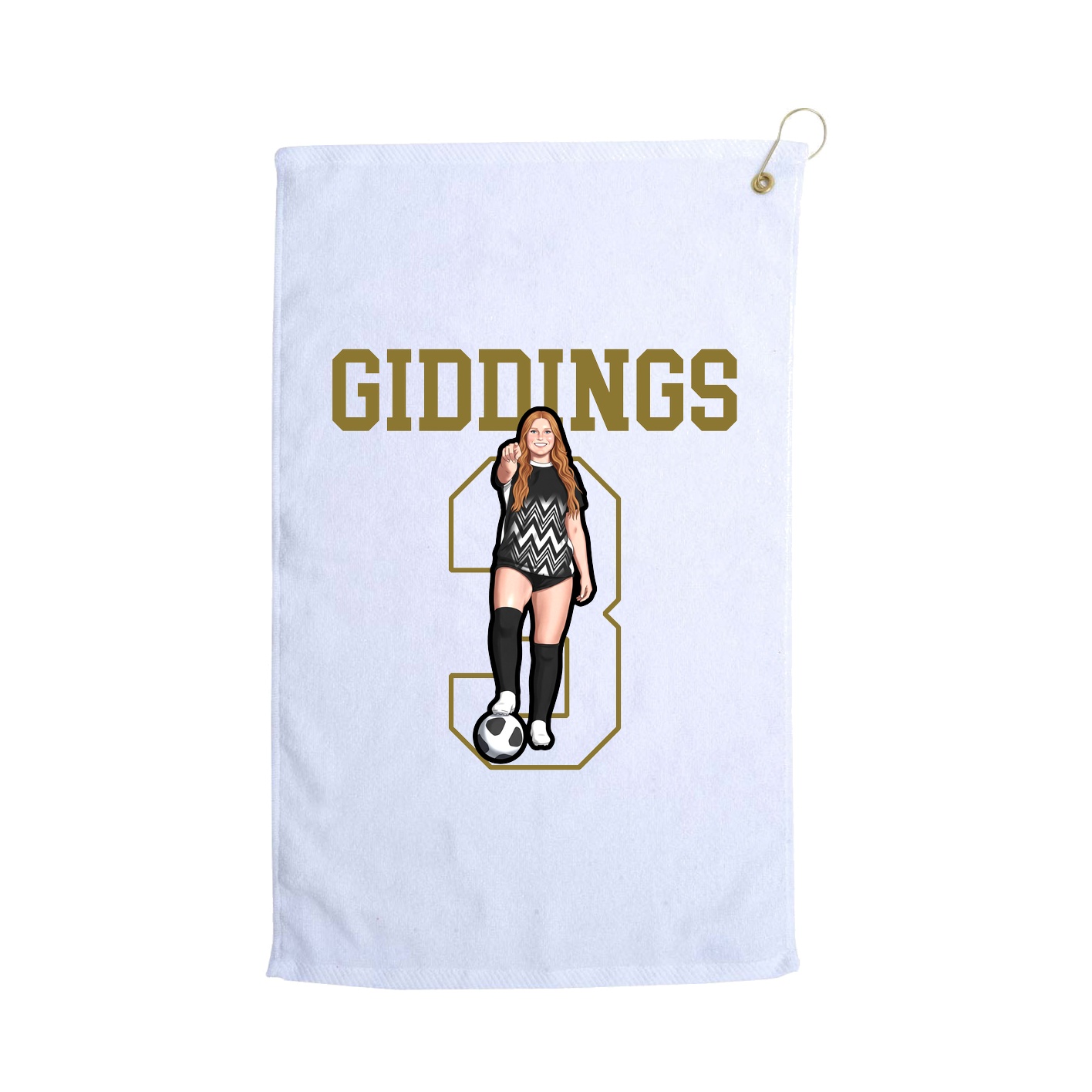 Golf Towel — Shirsey in White