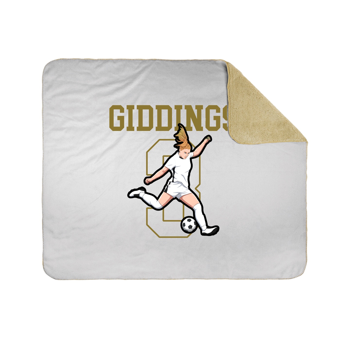 Throw Blanket — Shirsey in White